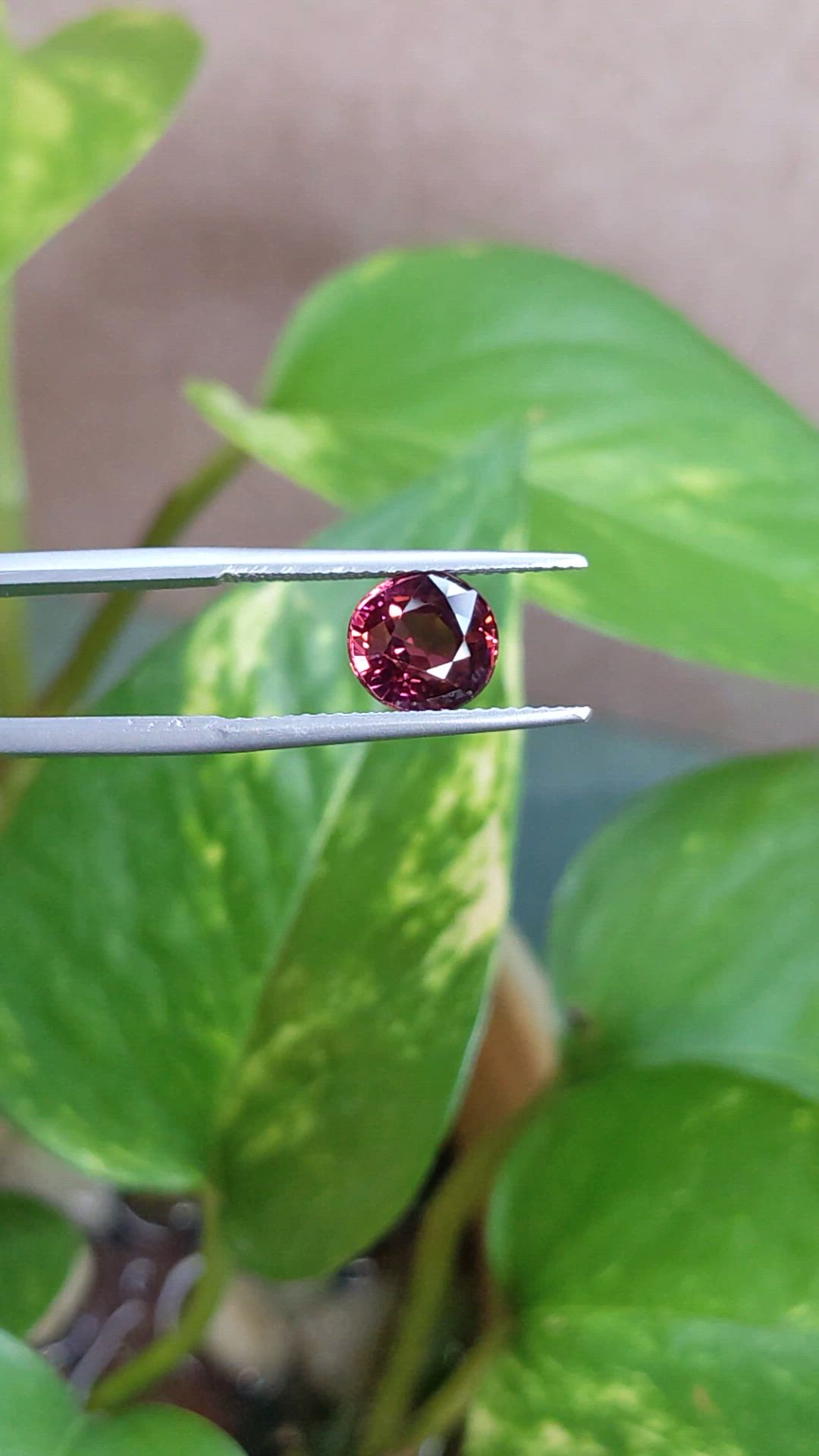 2.46 Ct. Pinkish Purple Tourmaline from Africa Size Video