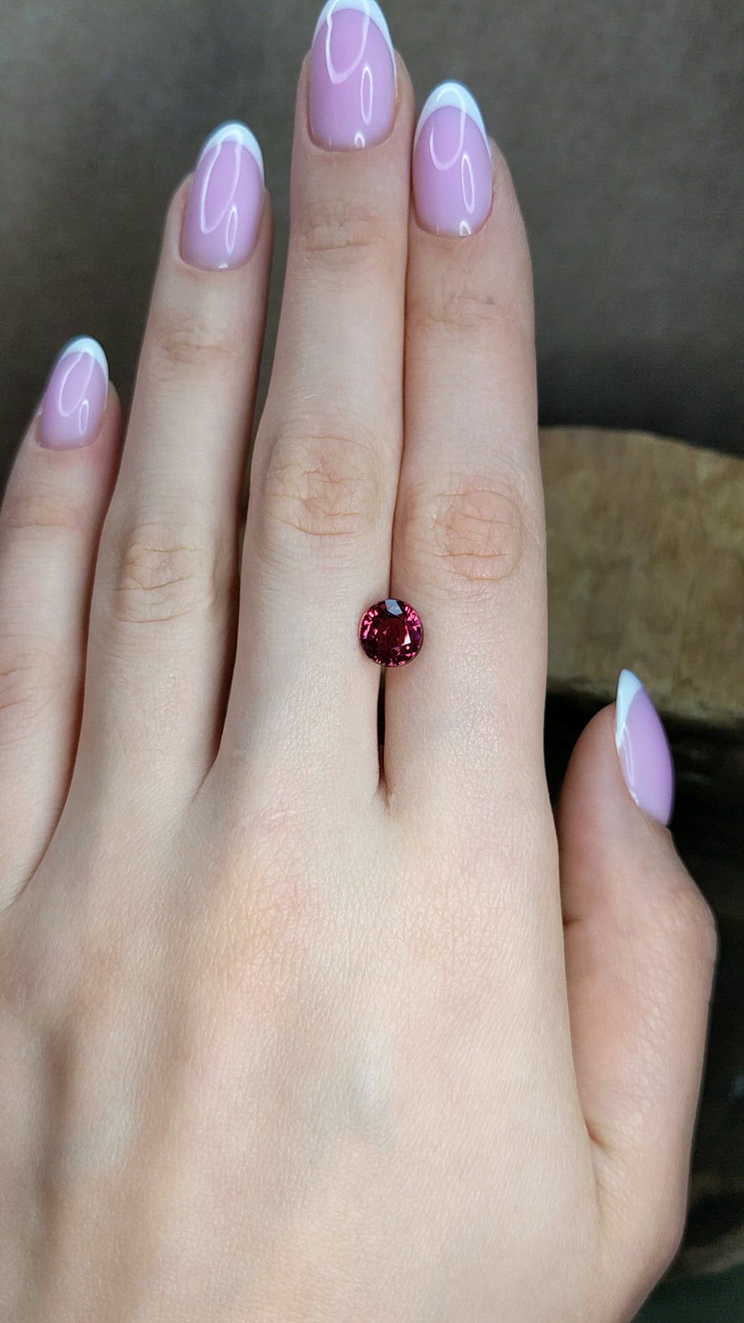 2.46 Ct. Pinkish Purple Tourmaline from Africa Size Video