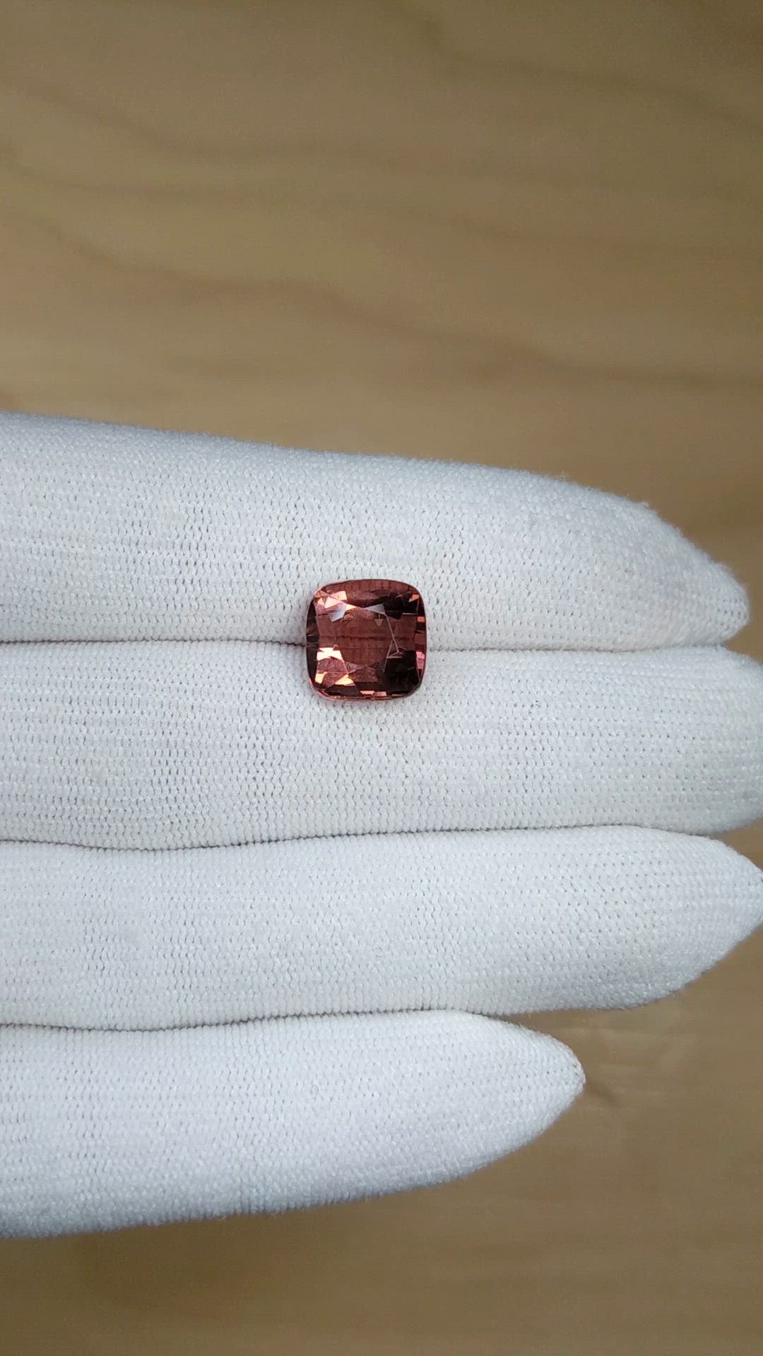 6.17 Ct. Purplish Pink Tourmaline from Africa Size Video