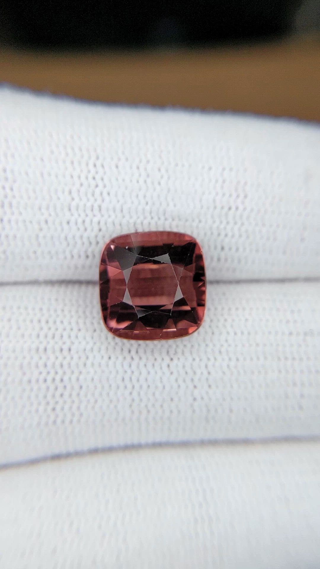 6.17 Ct. Purplish Pink Tourmaline from Africa Size Video