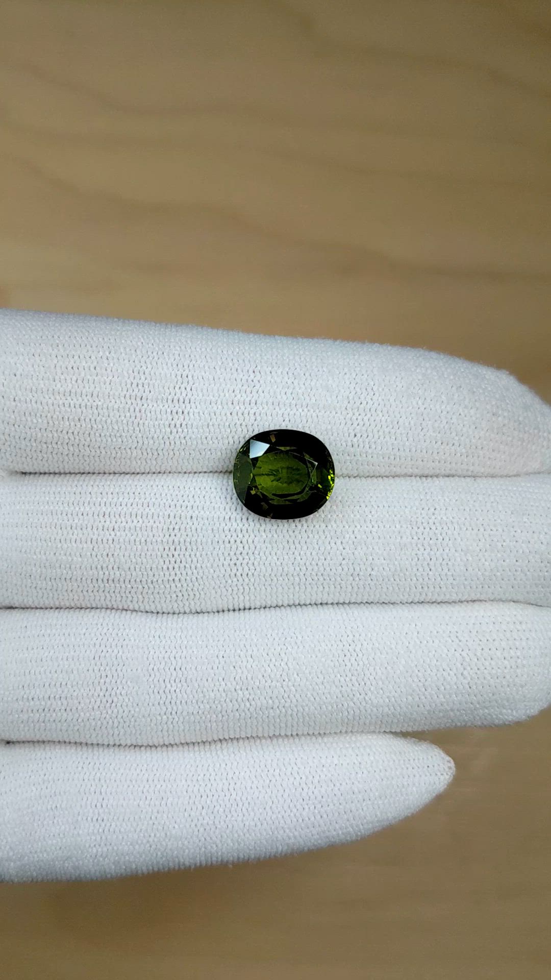 7.47 Ct. Green Tourmaline from Africa Size Video