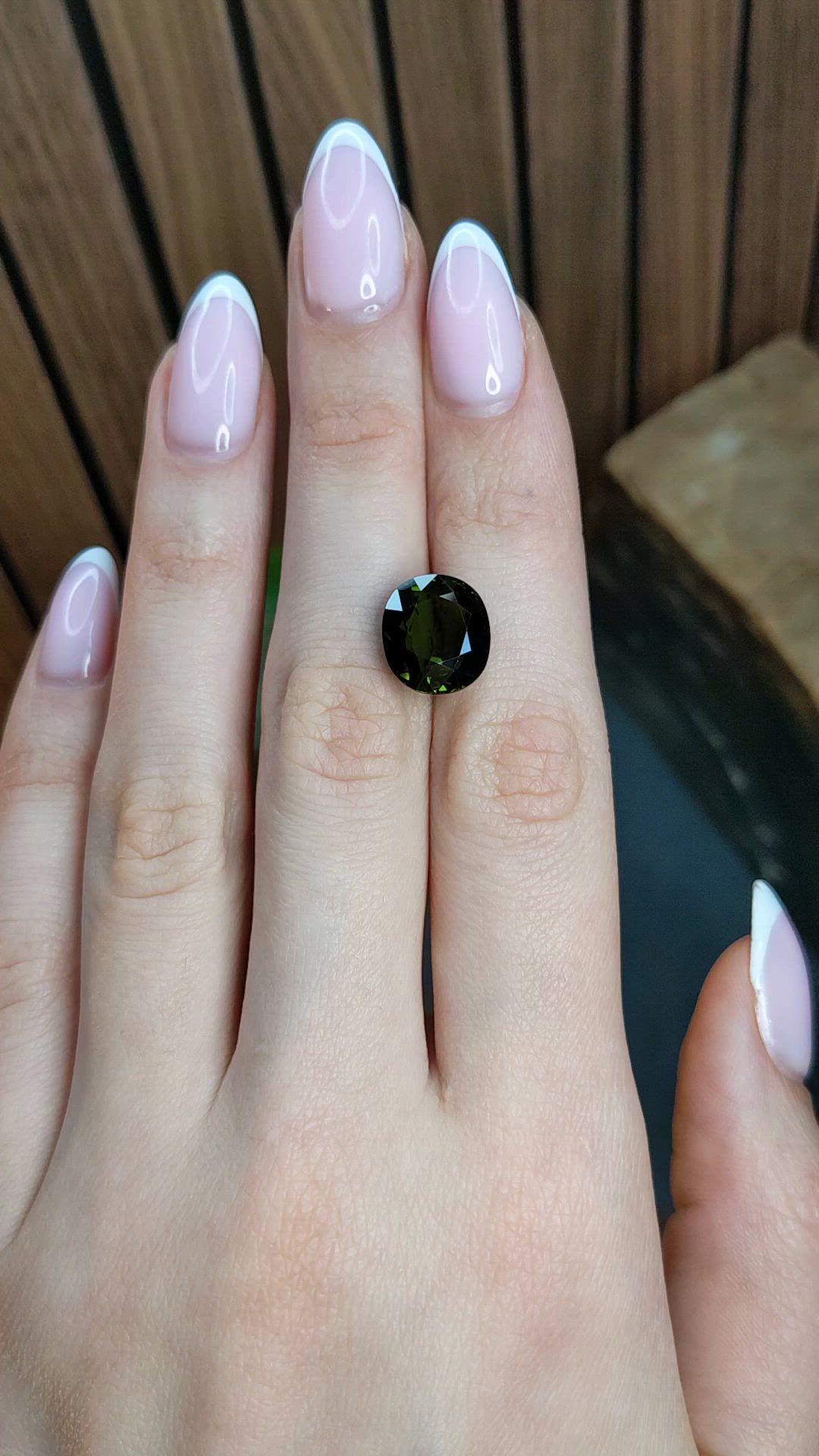 7.47 Ct. Green Tourmaline from Africa Size Video
