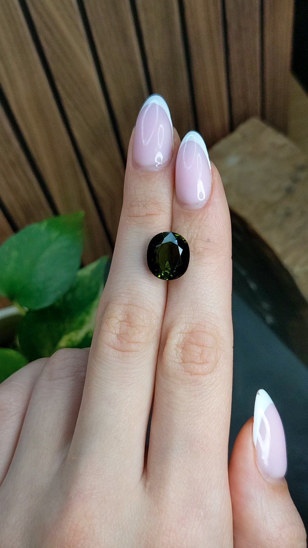 7.47 Ct. Green Tourmaline from Africa Size Video