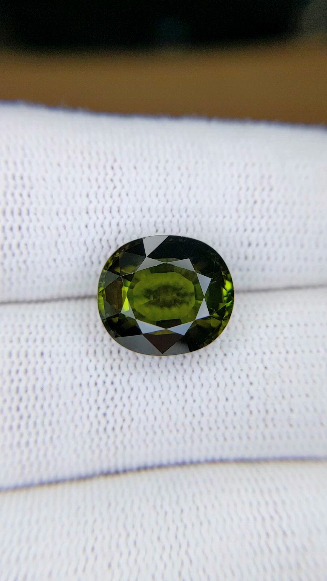 7.47 Ct. Green Tourmaline from Africa Size Video