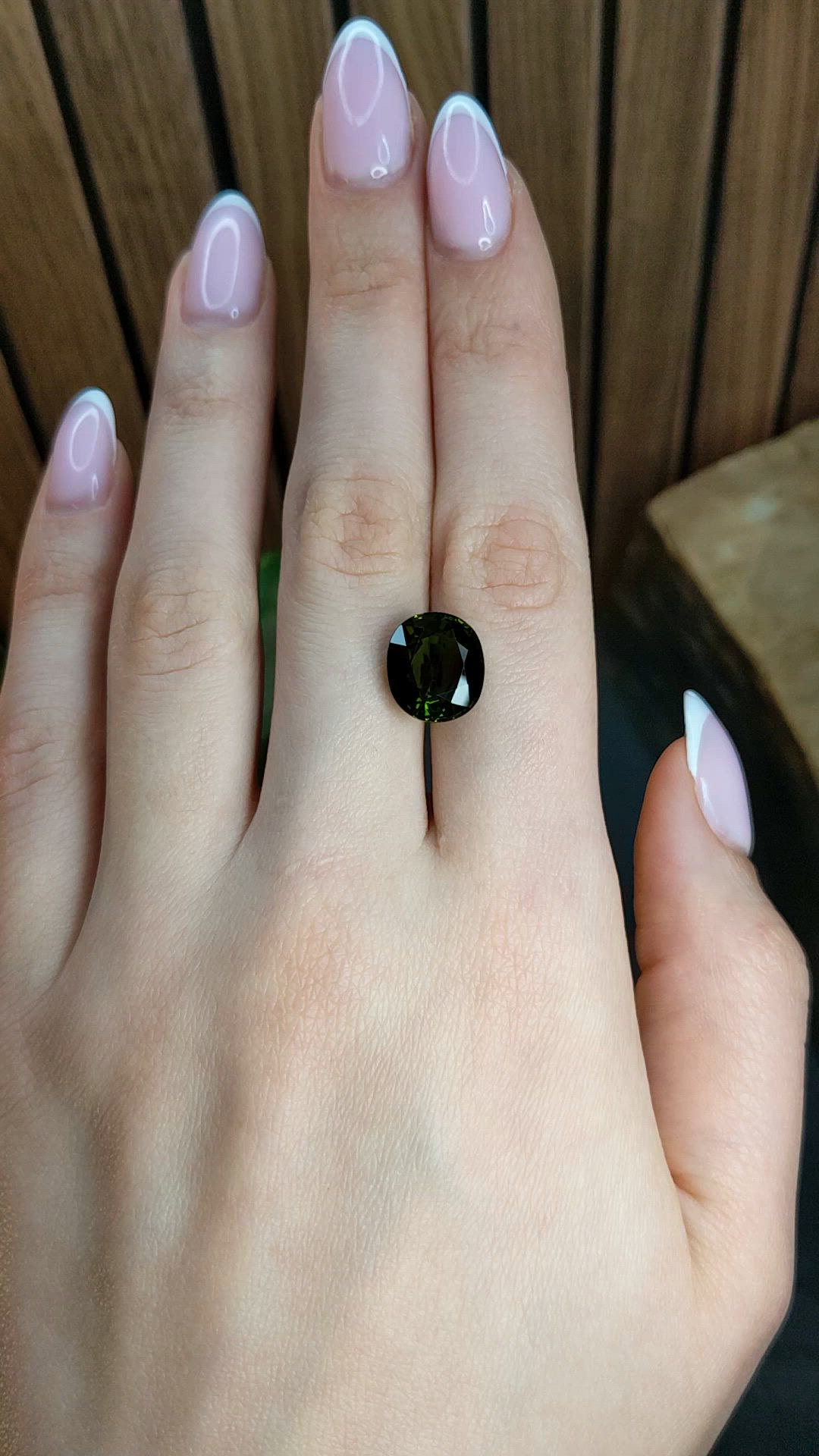 7.47 Ct. Green Tourmaline from Africa Size Video