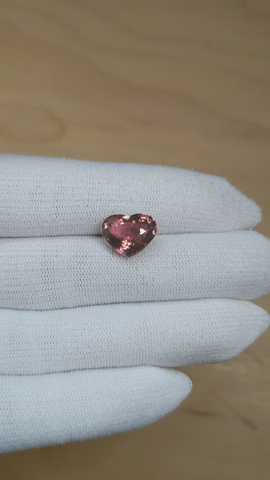 5.16 Ct. Pink Tourmaline from Africa Size Video