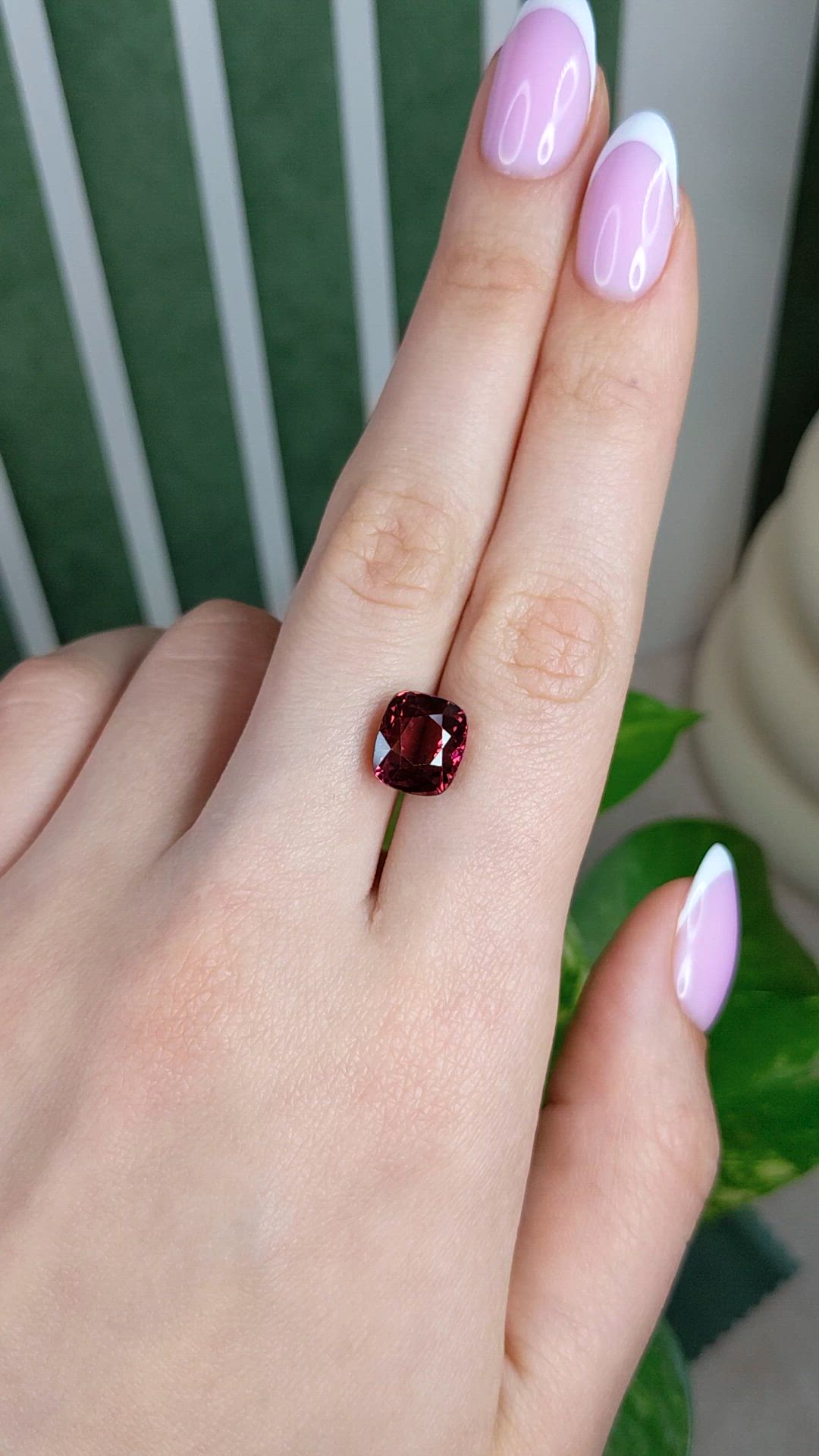 6.64 Ct. Purplish Pink Tourmaline from Africa Size Video
