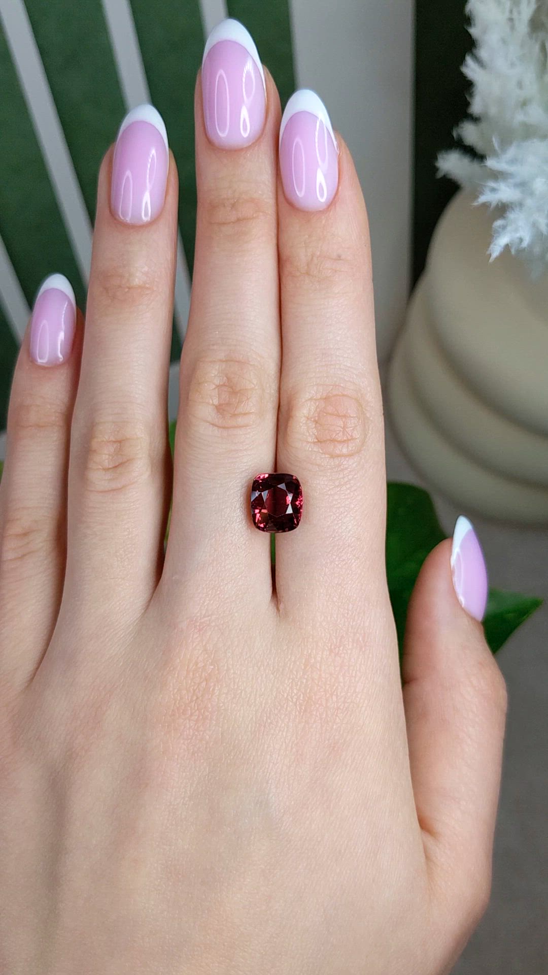 6.64 Ct. Purplish Pink Tourmaline from Africa Size Video