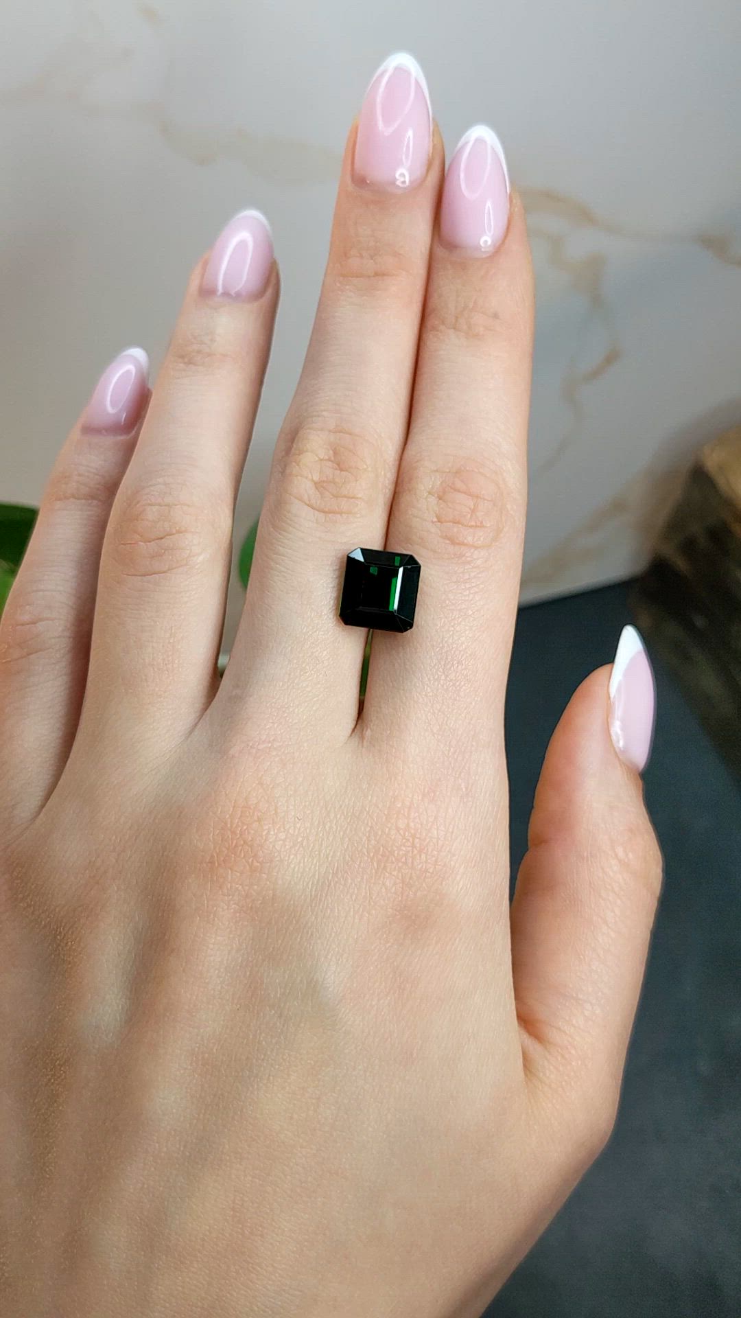 7.82 Ct. Green Tourmaline from Africa Size Video