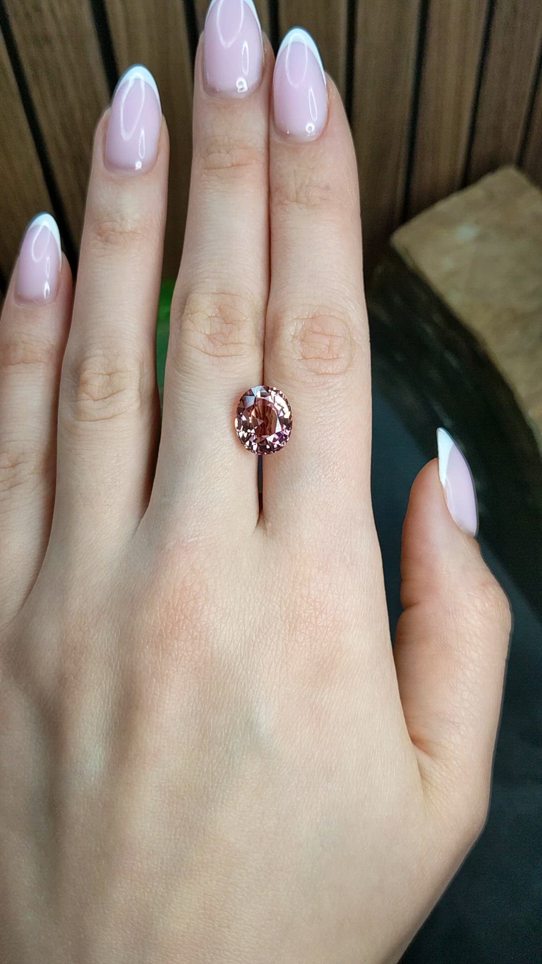 5.59 Ct. Pink Tourmaline from Africa Size Video