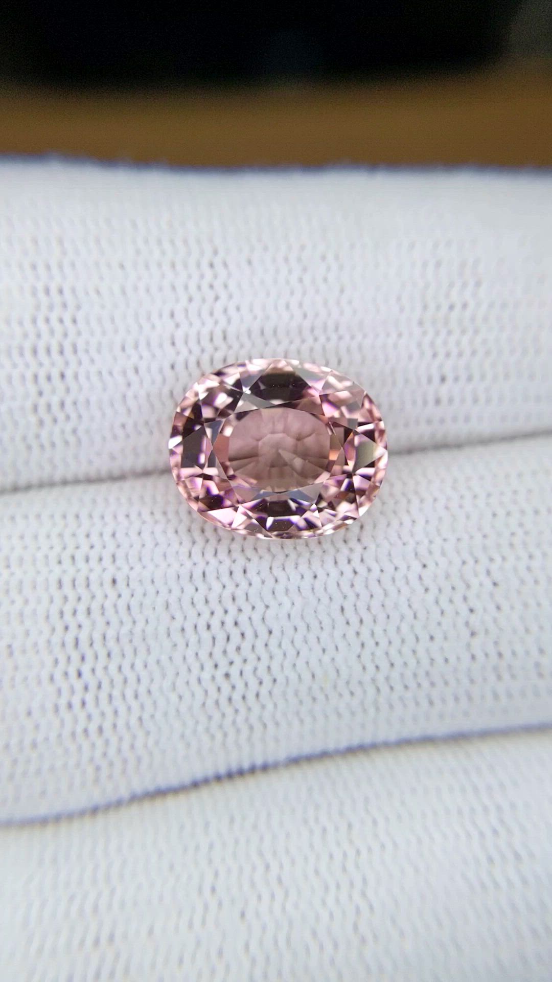 5.59 Ct. Pink Tourmaline from Africa Size Video