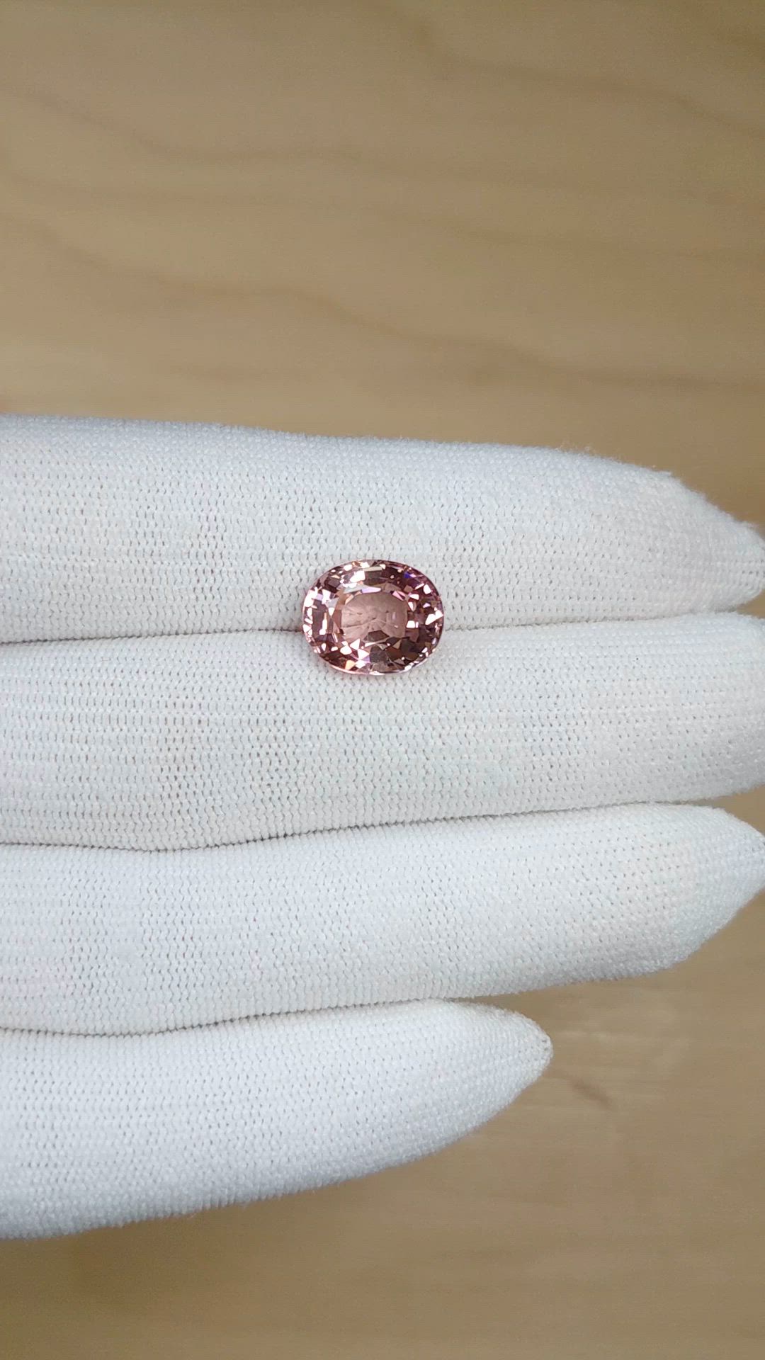 5.59 Ct. Pink Tourmaline from Africa Size Video