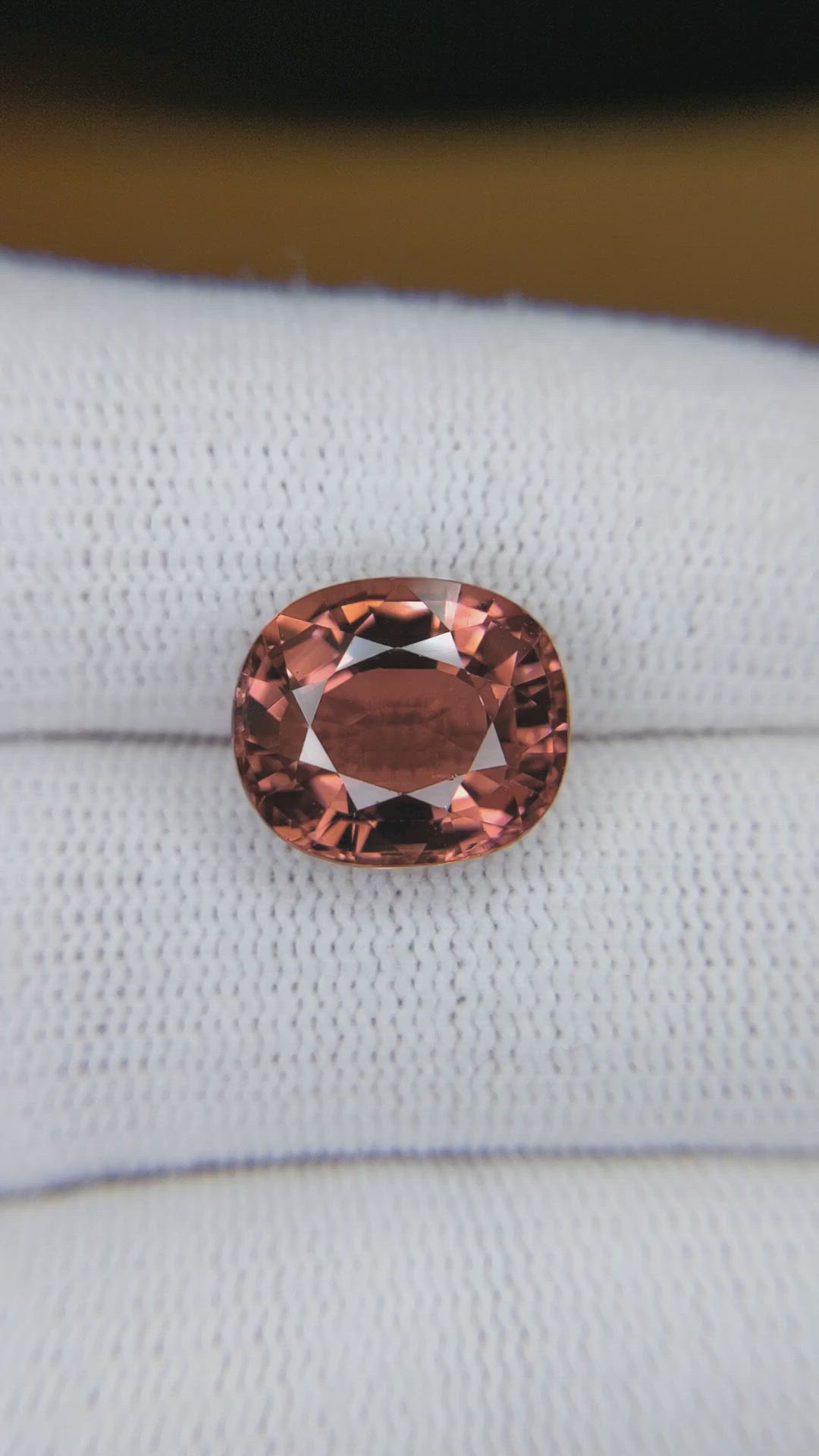 6.53 Ct. Pinkish Brown Tourmaline from Africa Size Video