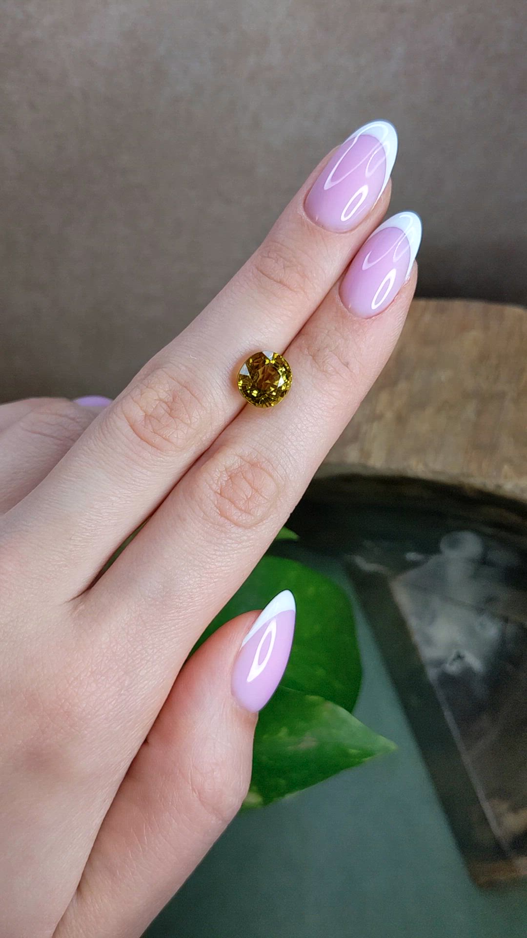 4.90 Ct. Yellowish Green Tourmaline from Africa Size Video