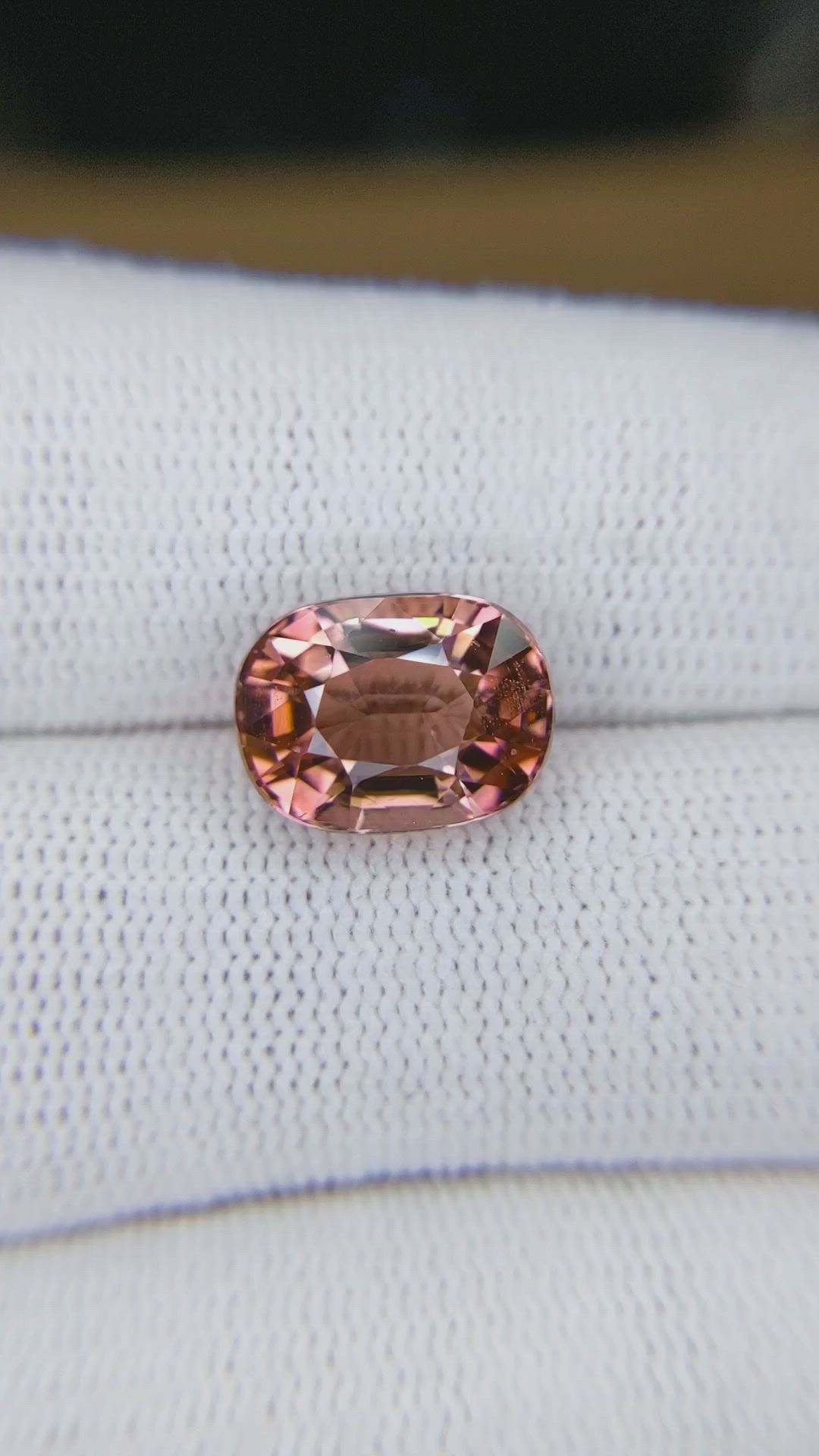 5.73 Ct. Brownish Pink Tourmaline from Africa Size Video