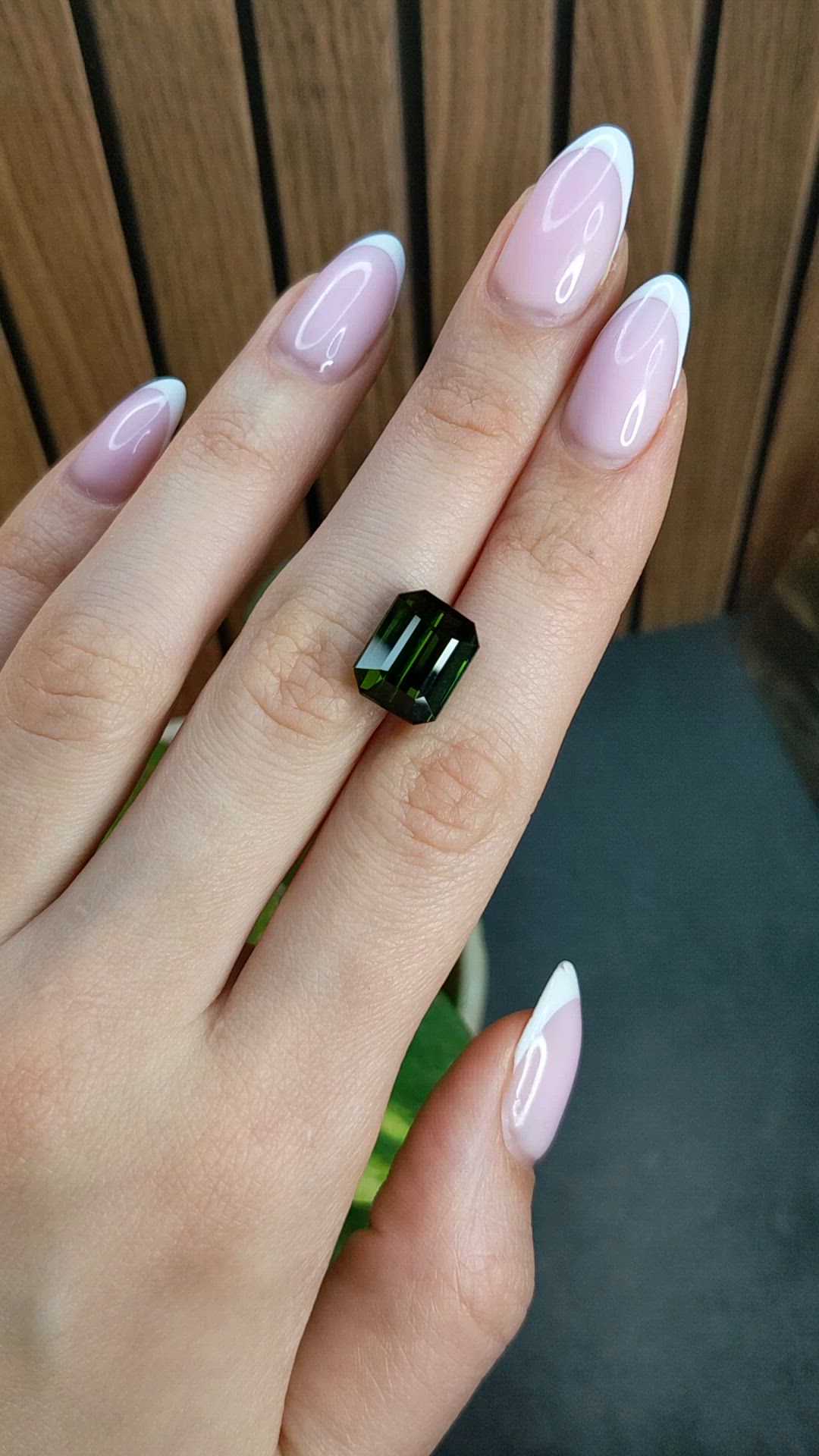 8.13 Ct. Green Tourmaline from Africa Size Video