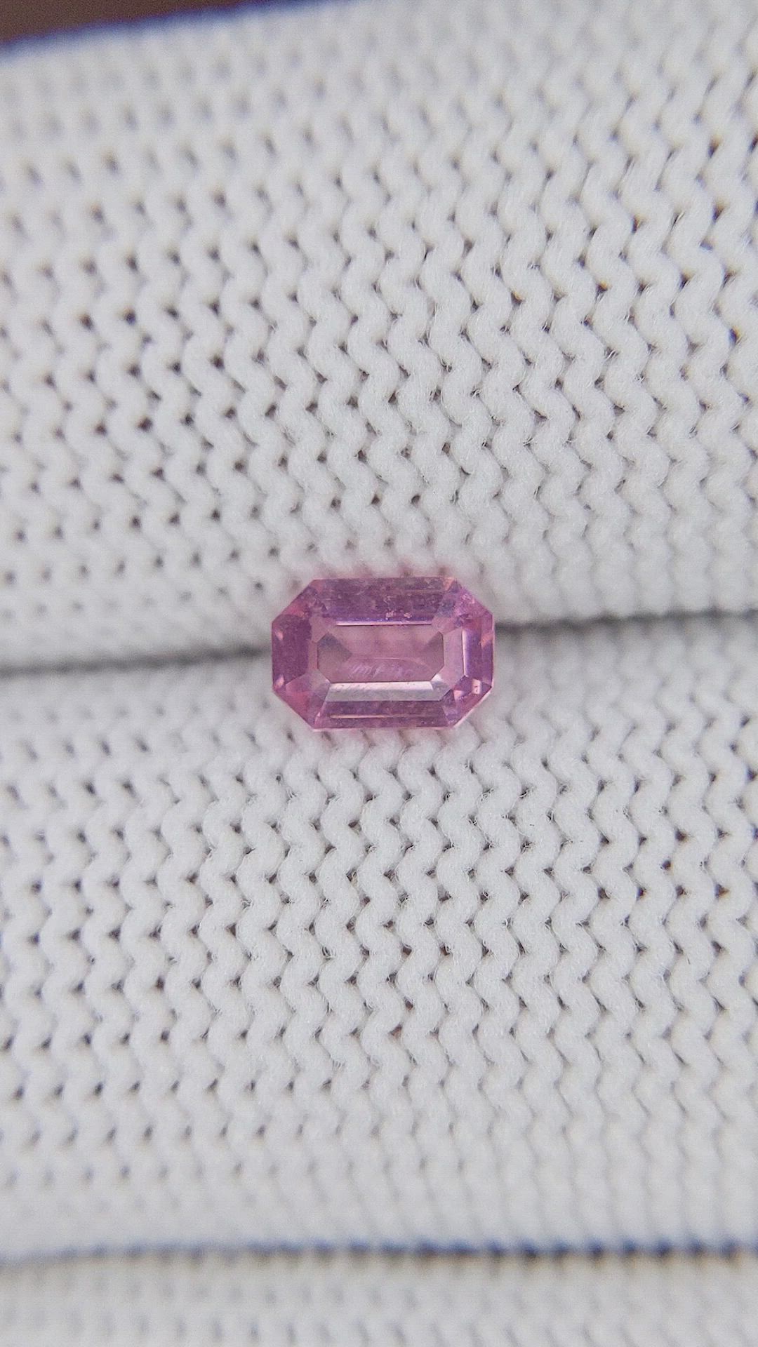 0.61 Ct. Pink Spinel from Tanzania Size Video