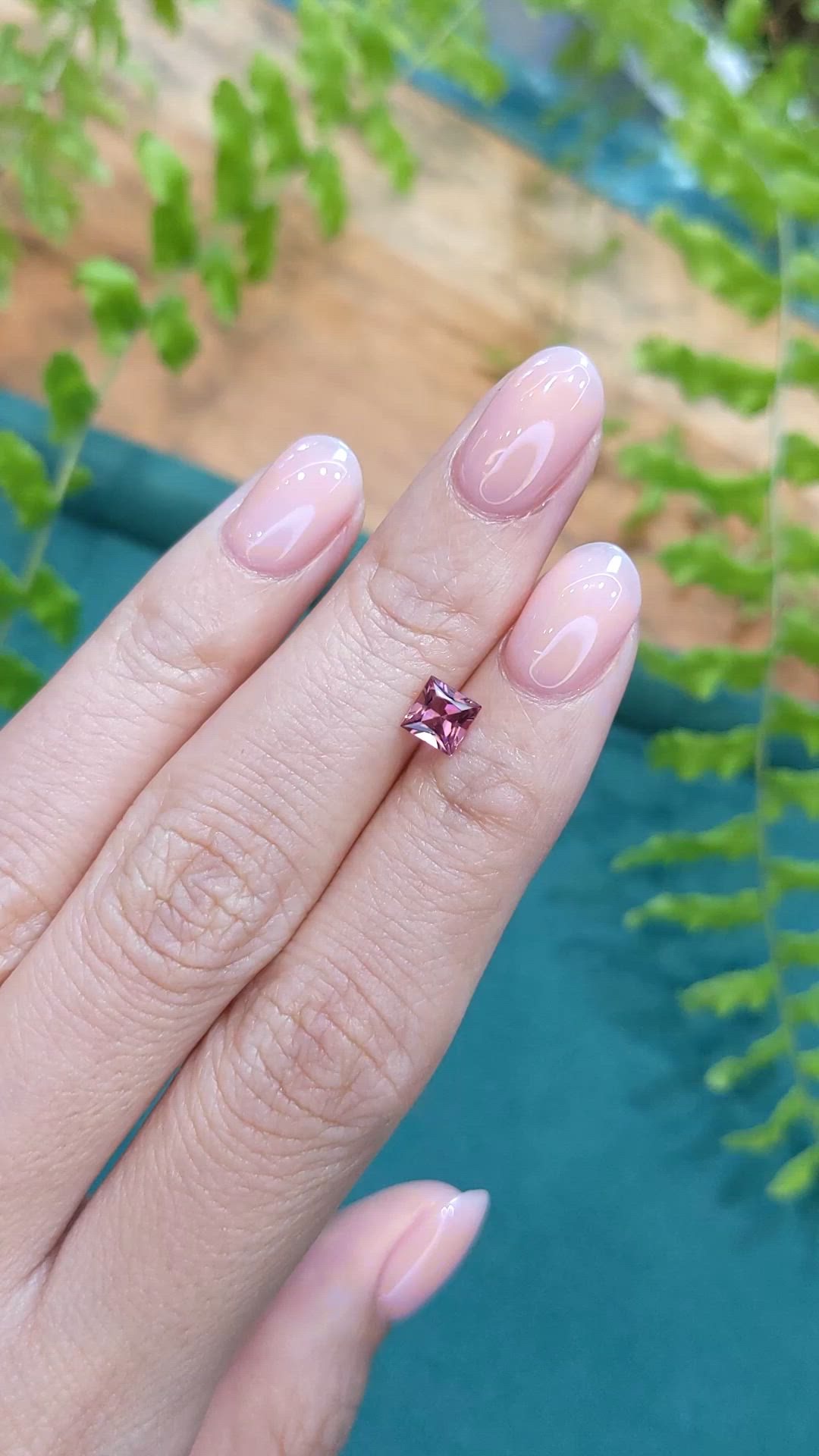 0.60 Ct. Pink Tourmaline from Brazil Size Video