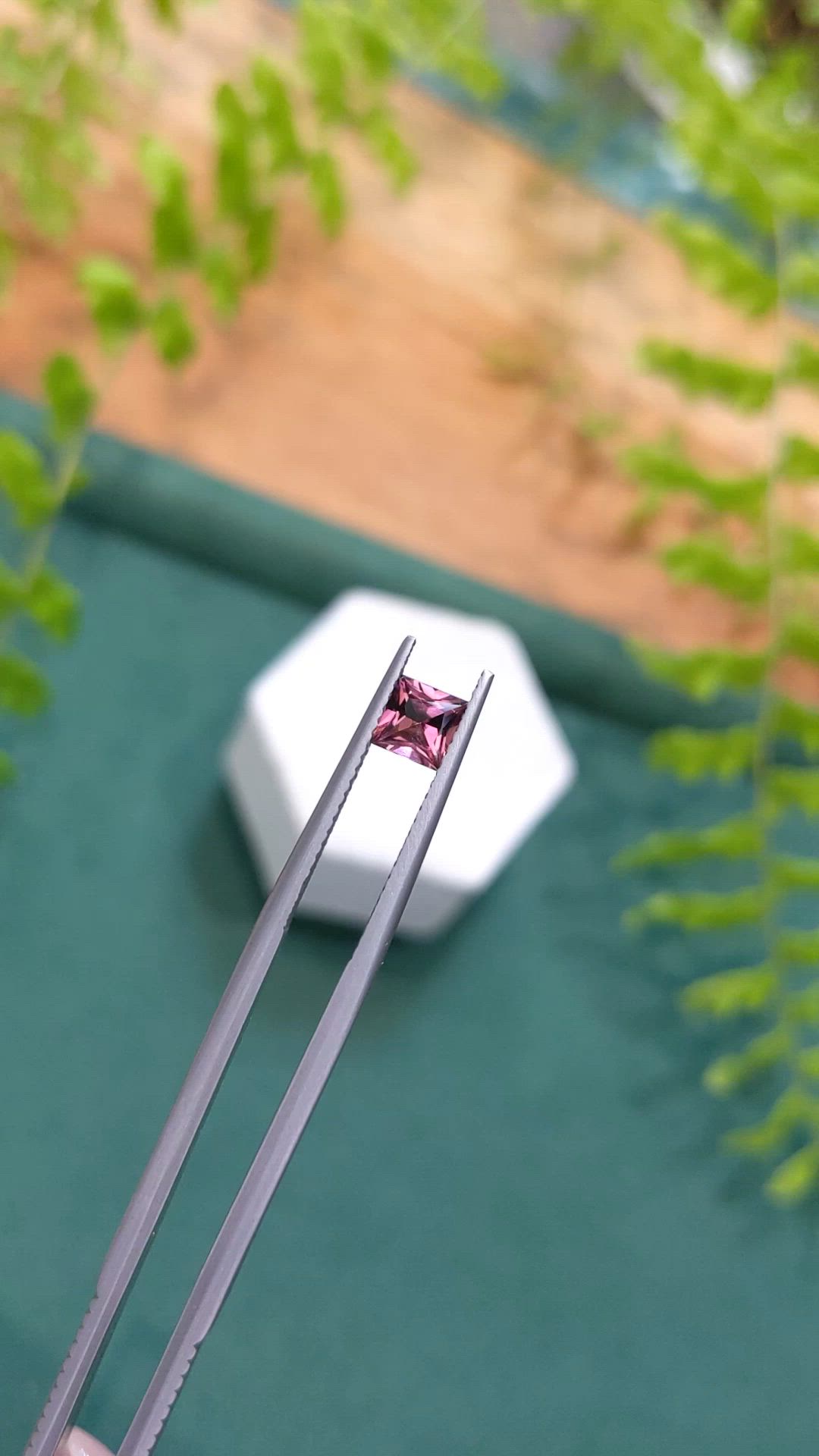0.60 Ct. Pink Tourmaline from Brazil Size Video