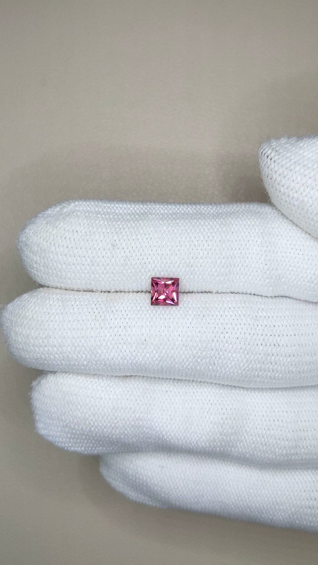 0.60 Ct. Pink Tourmaline from Brazil Size Video