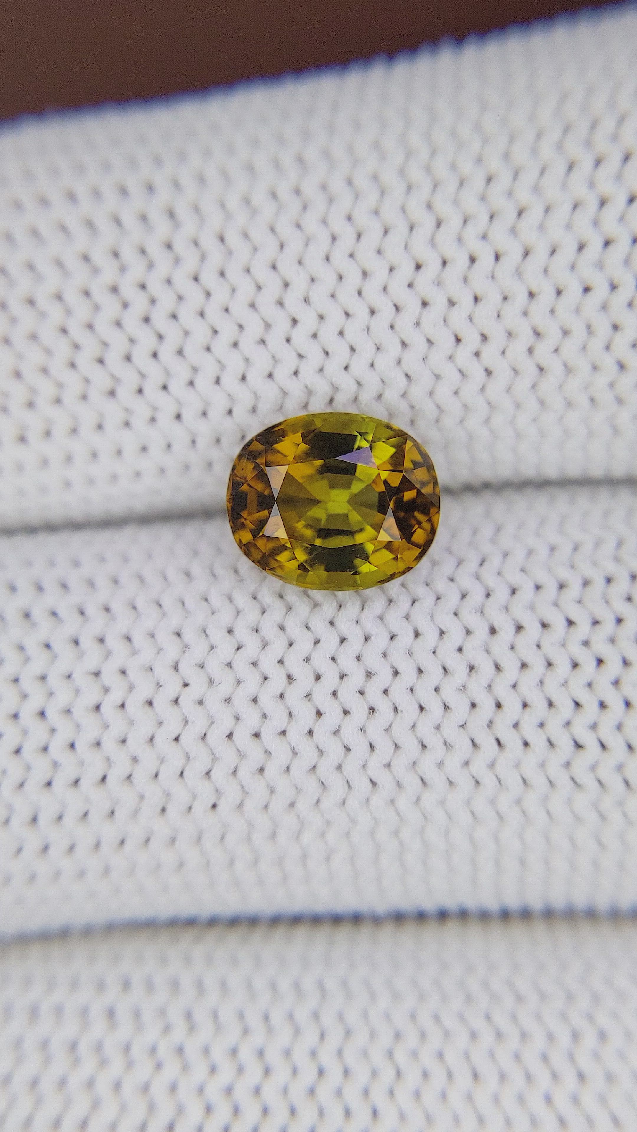 2.29 Ct. Bi Color Tourmaline from Tanzania Size Video