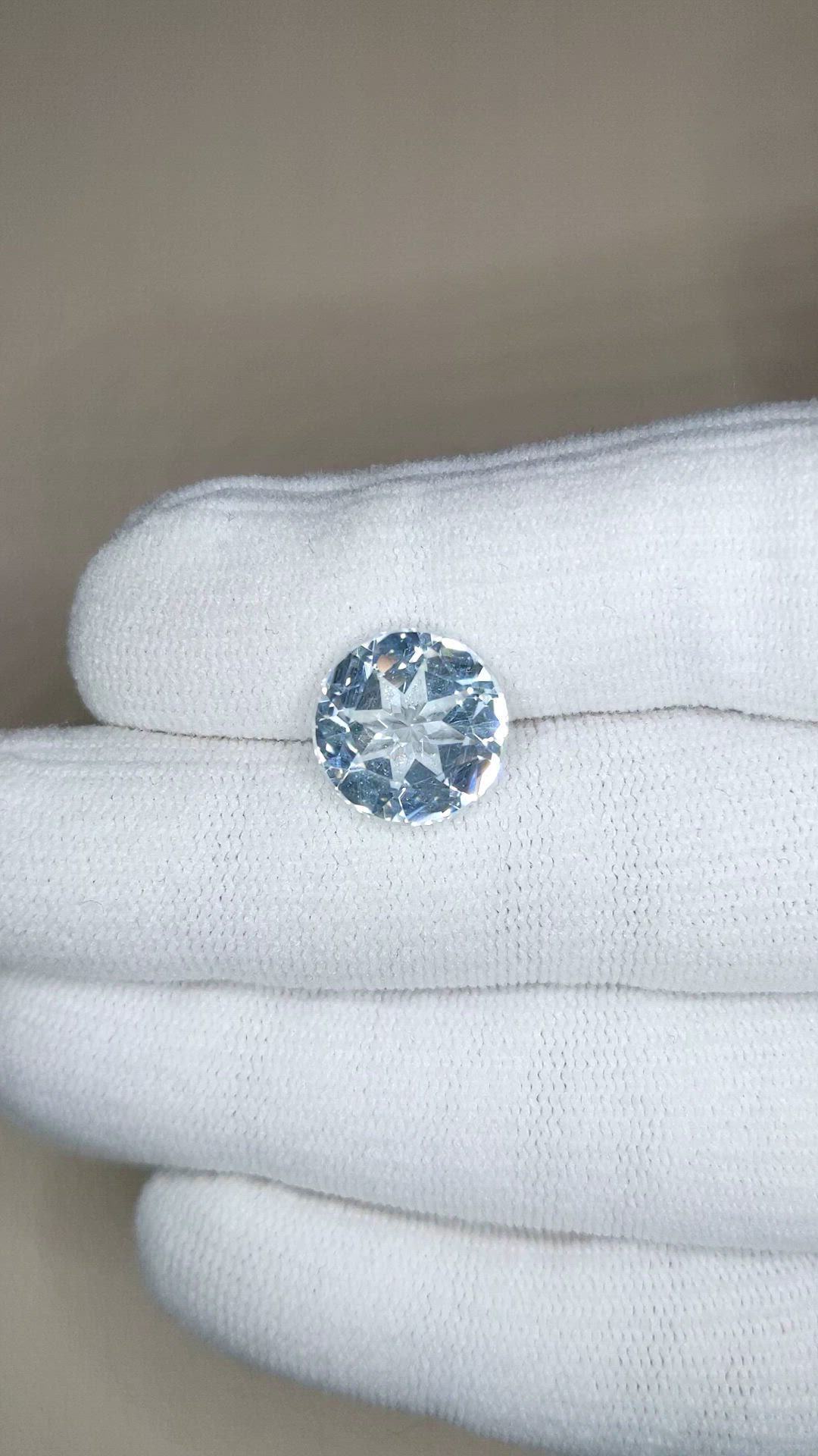 5.04 Ct. Blue Aquamarine from Brazil Size Video