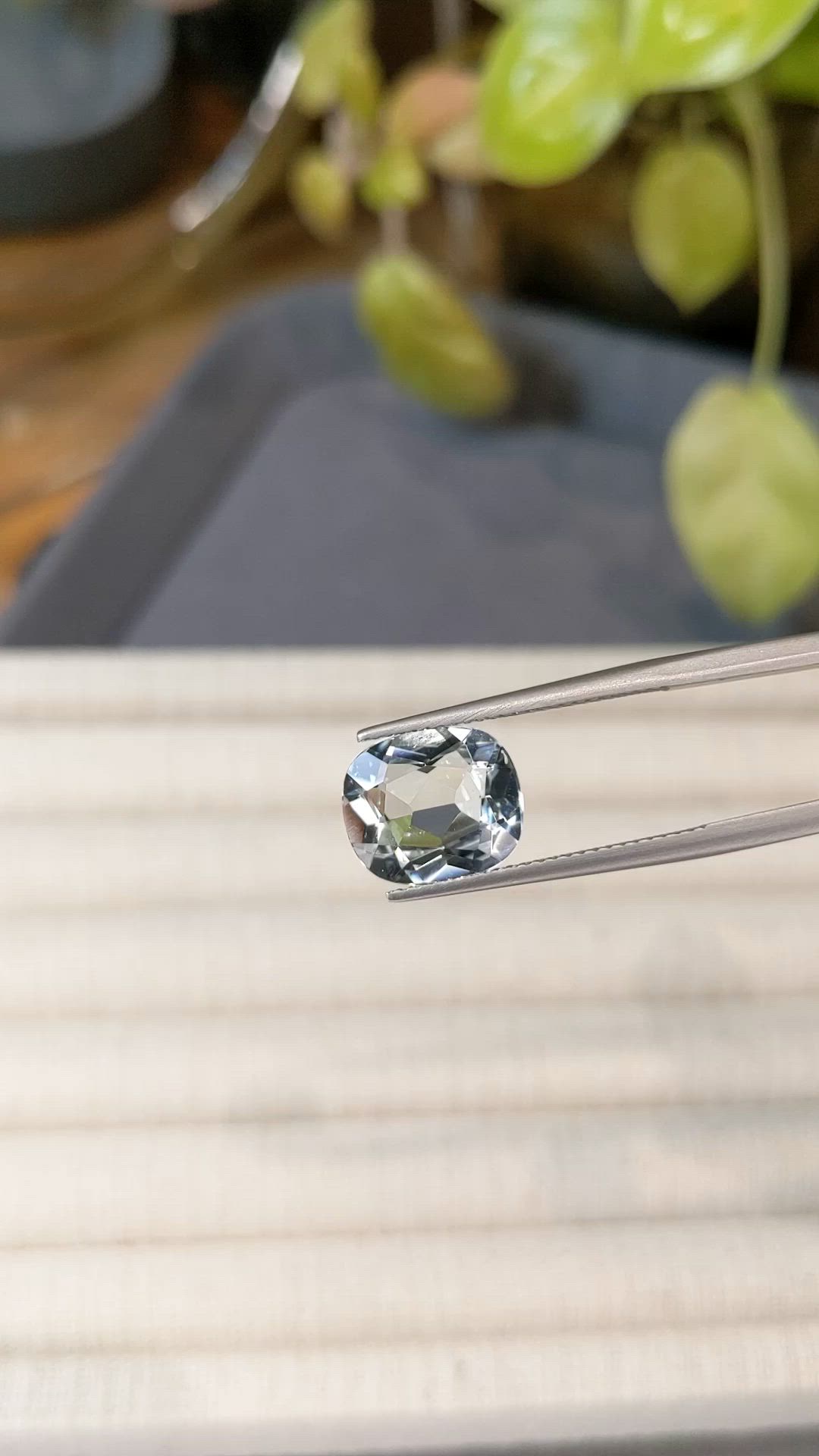 3.85 Ct. Blue Aquamarine from Brazil Size Video