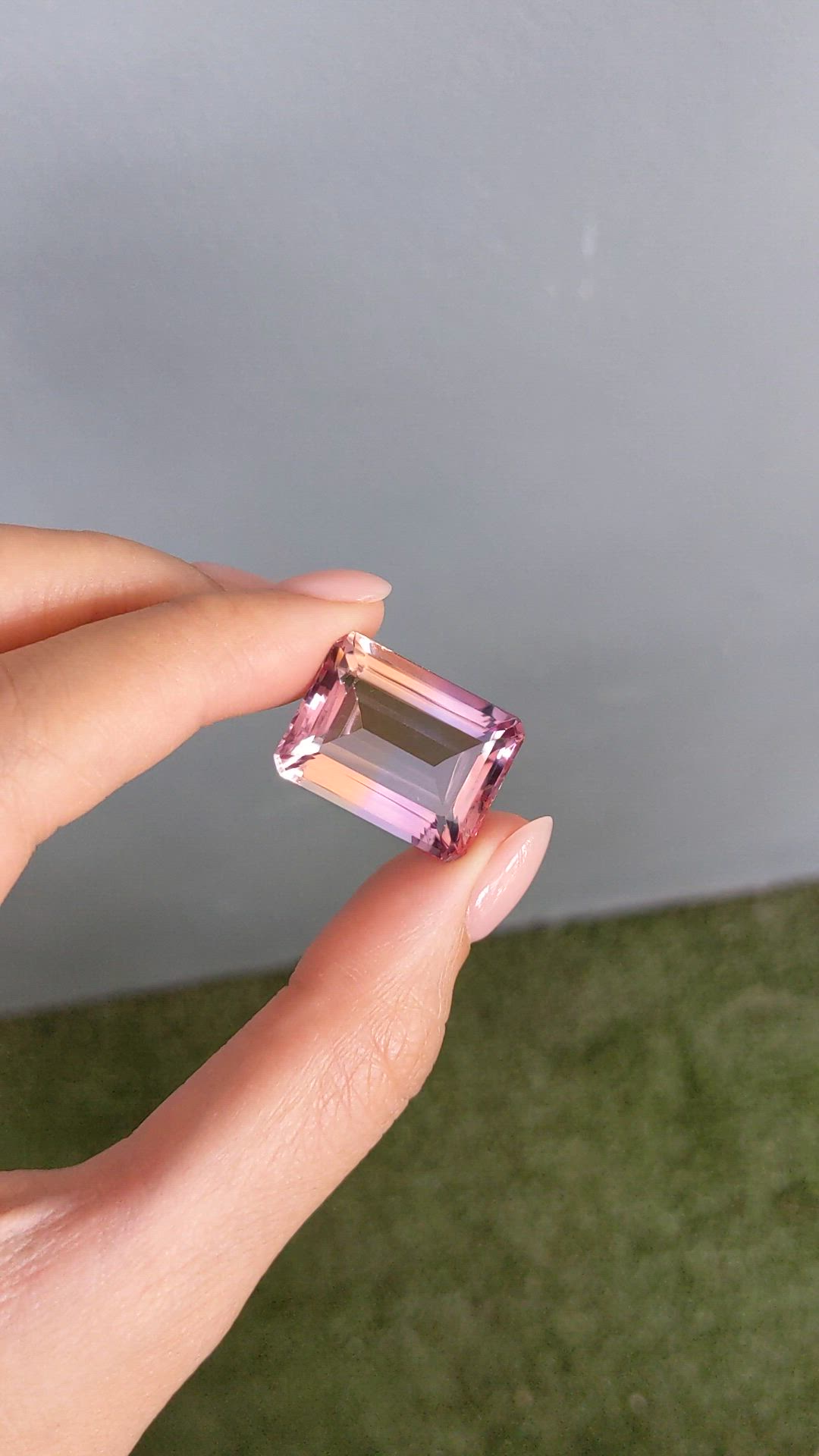 32.23 Ct. Bi Color Ametrine from Brazil Size Video
