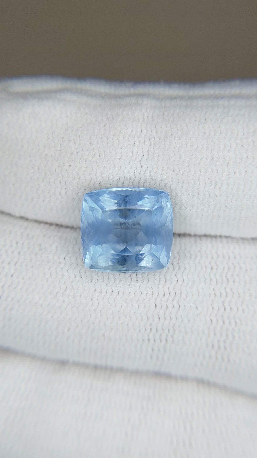 4.92 Ct. Blue Aquamarine from Brazil Size Video