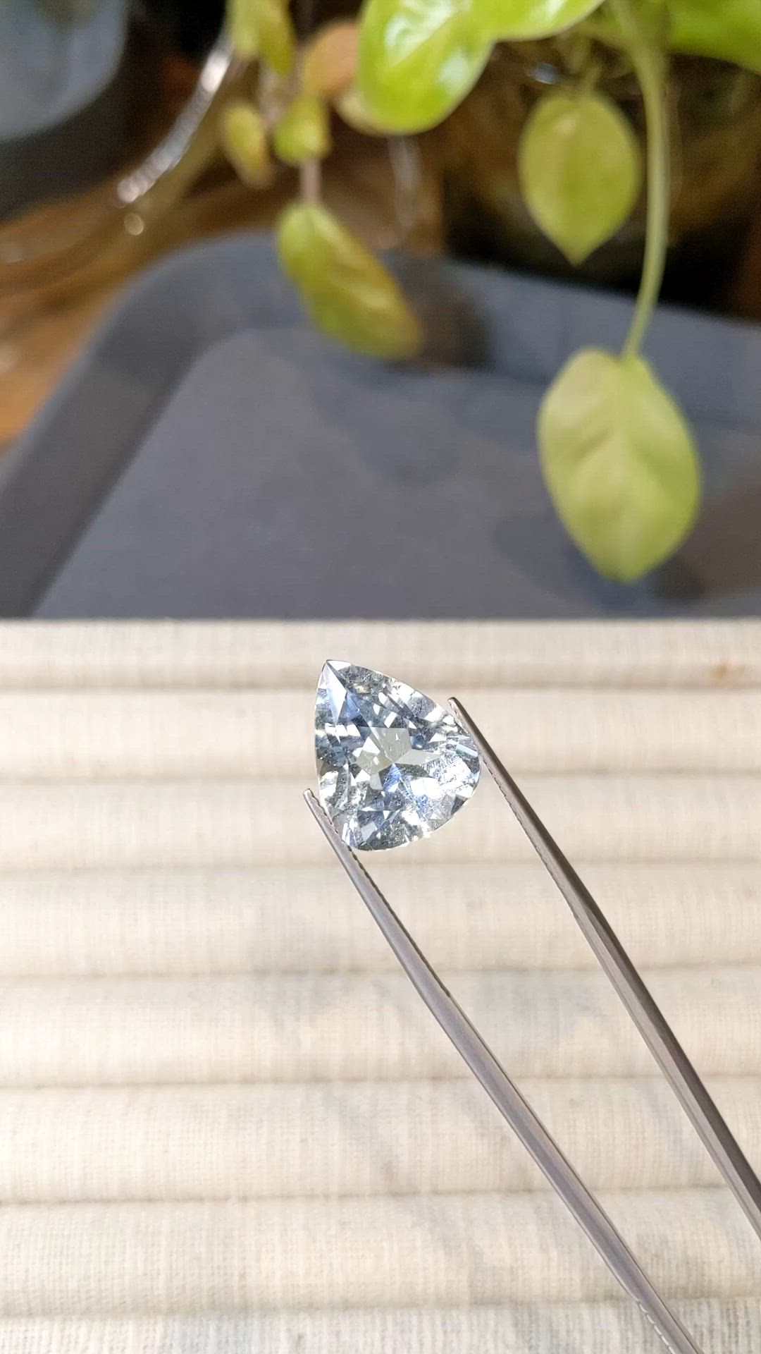 9.53 Ct. Blue Aquamarine from Brazil Size Video