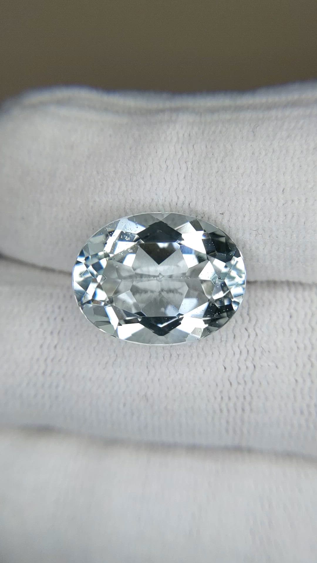 9.25 Ct. Blue Aquamarine from Brazil Size Video