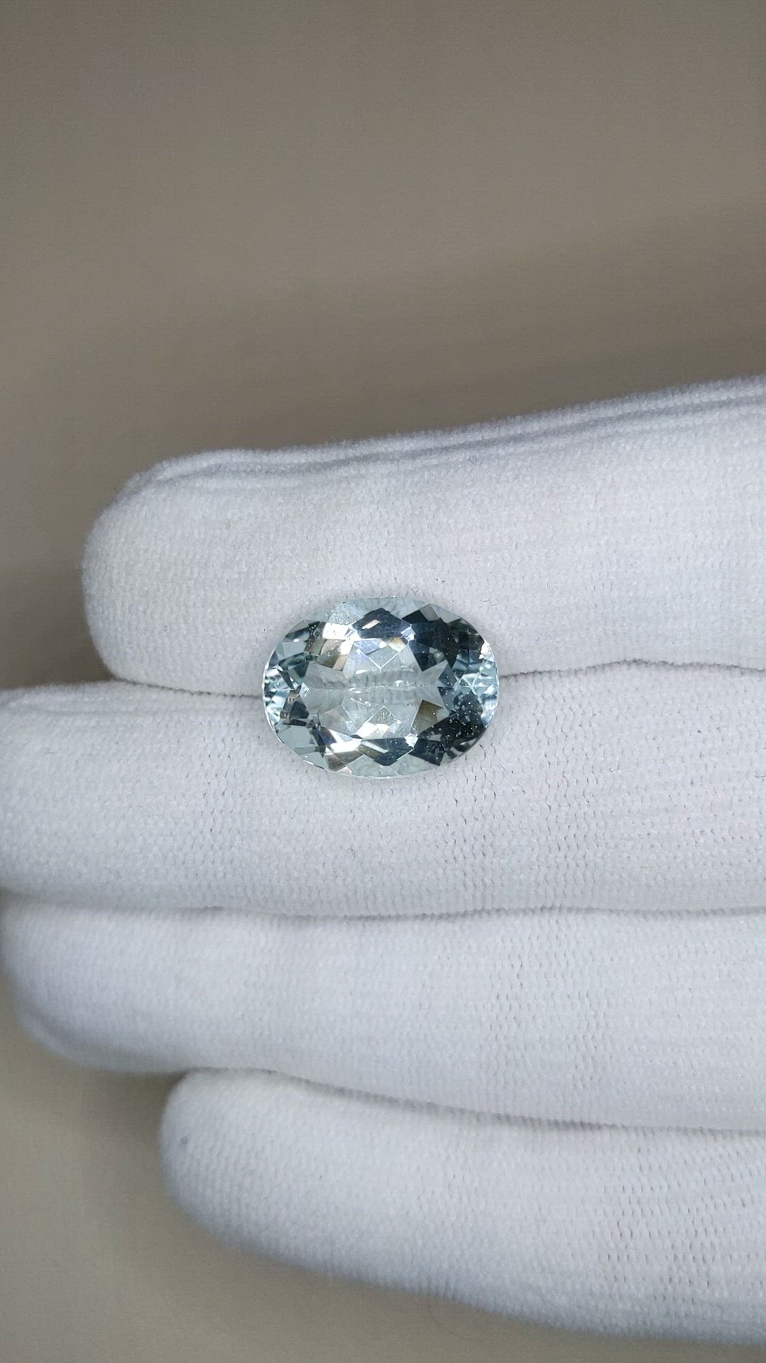9.25 Ct. Blue Aquamarine from Brazil Size Video