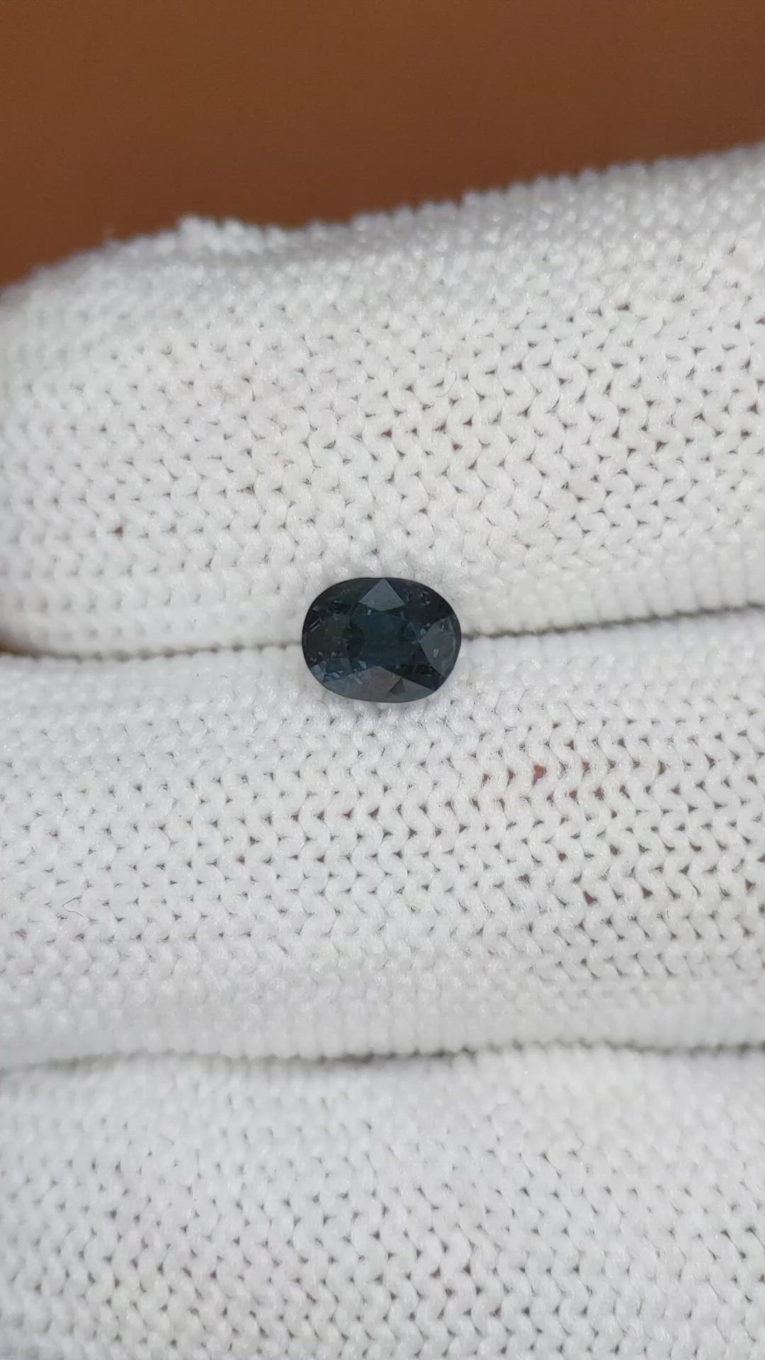 1.05 Ct. Blue Spinel from Ceylon (Sri Lanka) Size Video