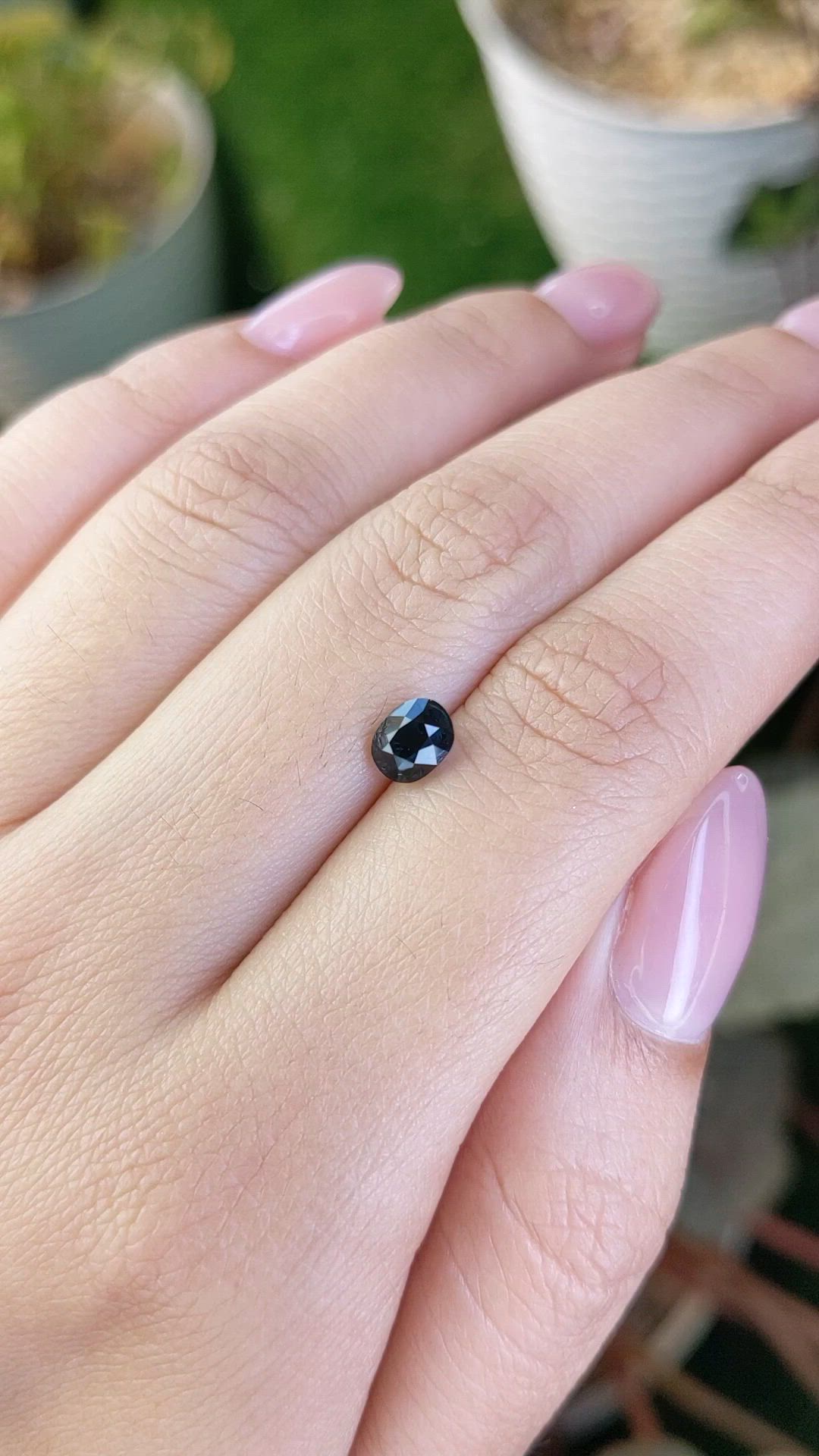 1.05 Ct. Blue Spinel from Ceylon (Sri Lanka) Size Video
