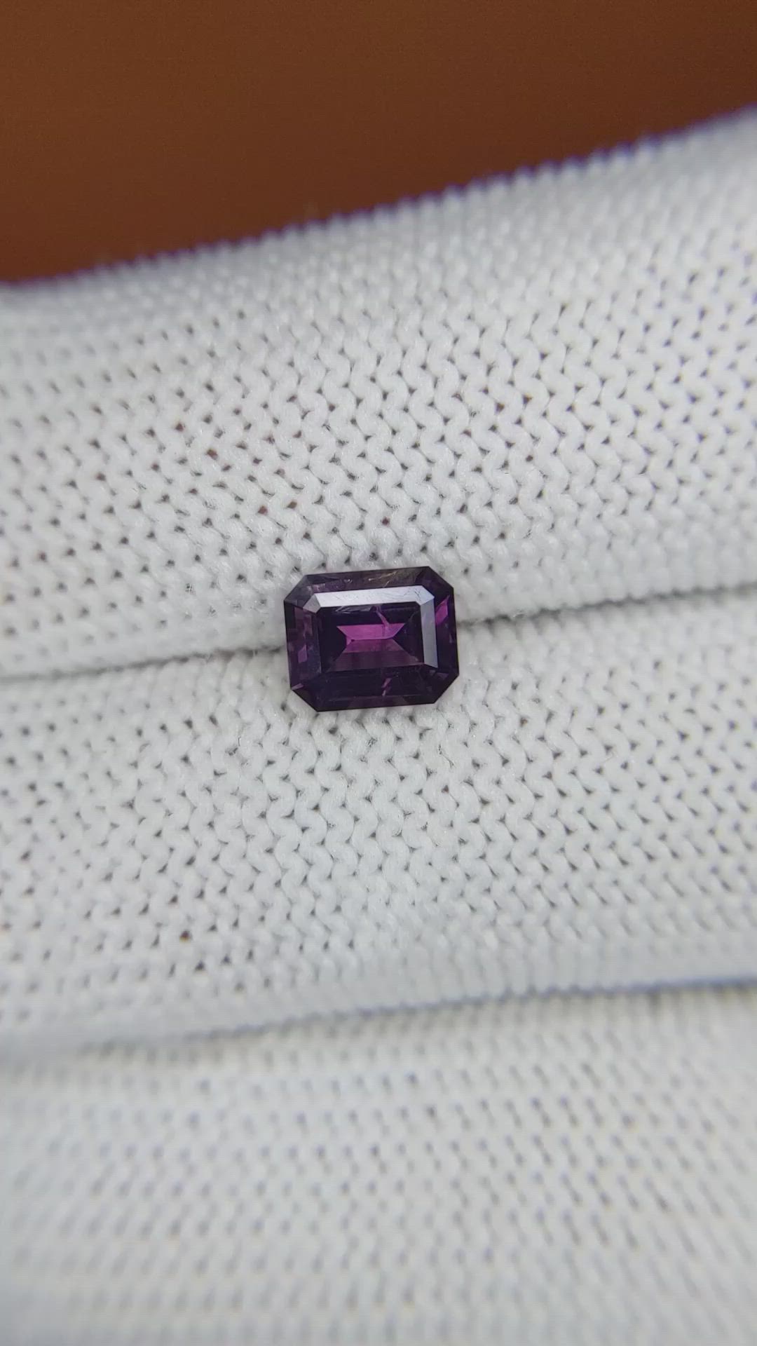 1.14 Ct. Pinkish Purple Spinel from Ceylon (Sri Lanka) Size Video