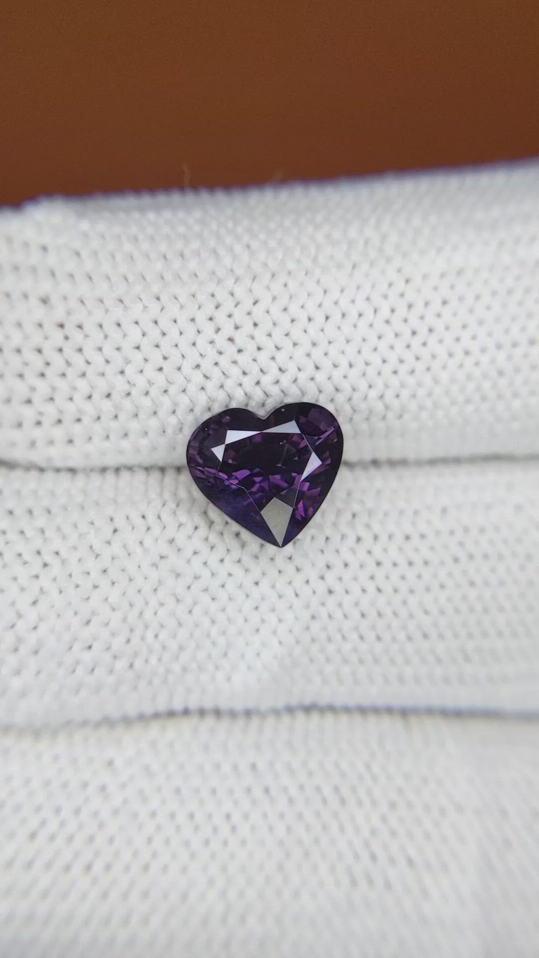 2.81 Ct. Purple Spinel from Ceylon (Sri Lanka) Size Video