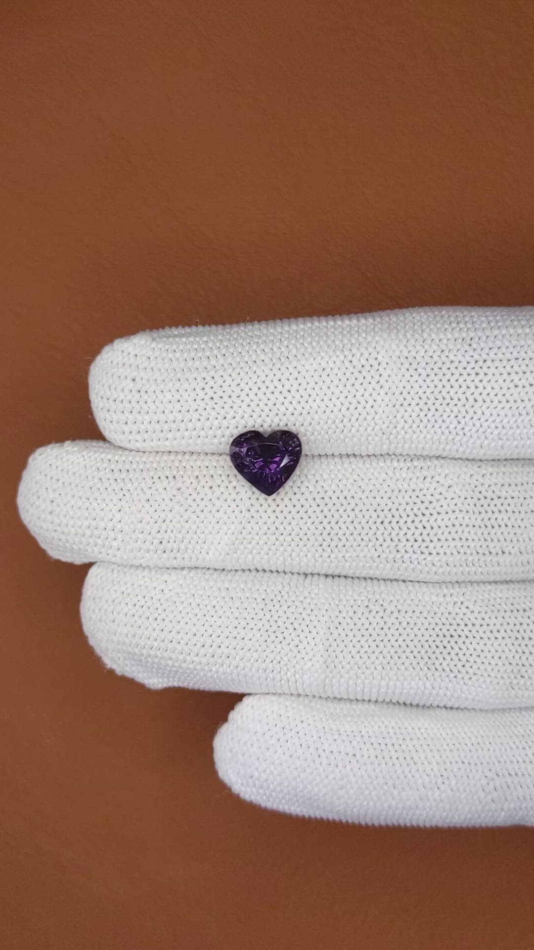 2.81 Ct. Purple Spinel from Ceylon (Sri Lanka) Size Video