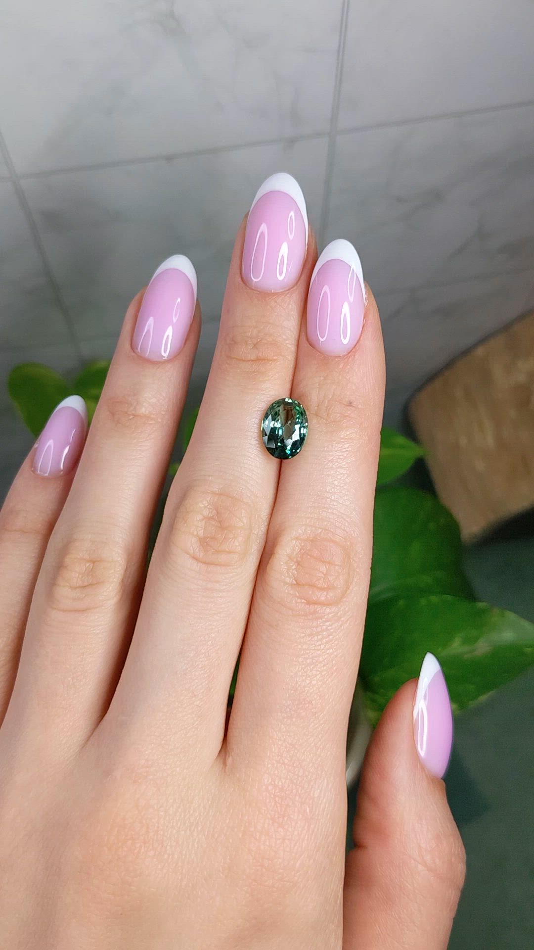2.90 Ct. Green Tourmaline from Brazil Size Video