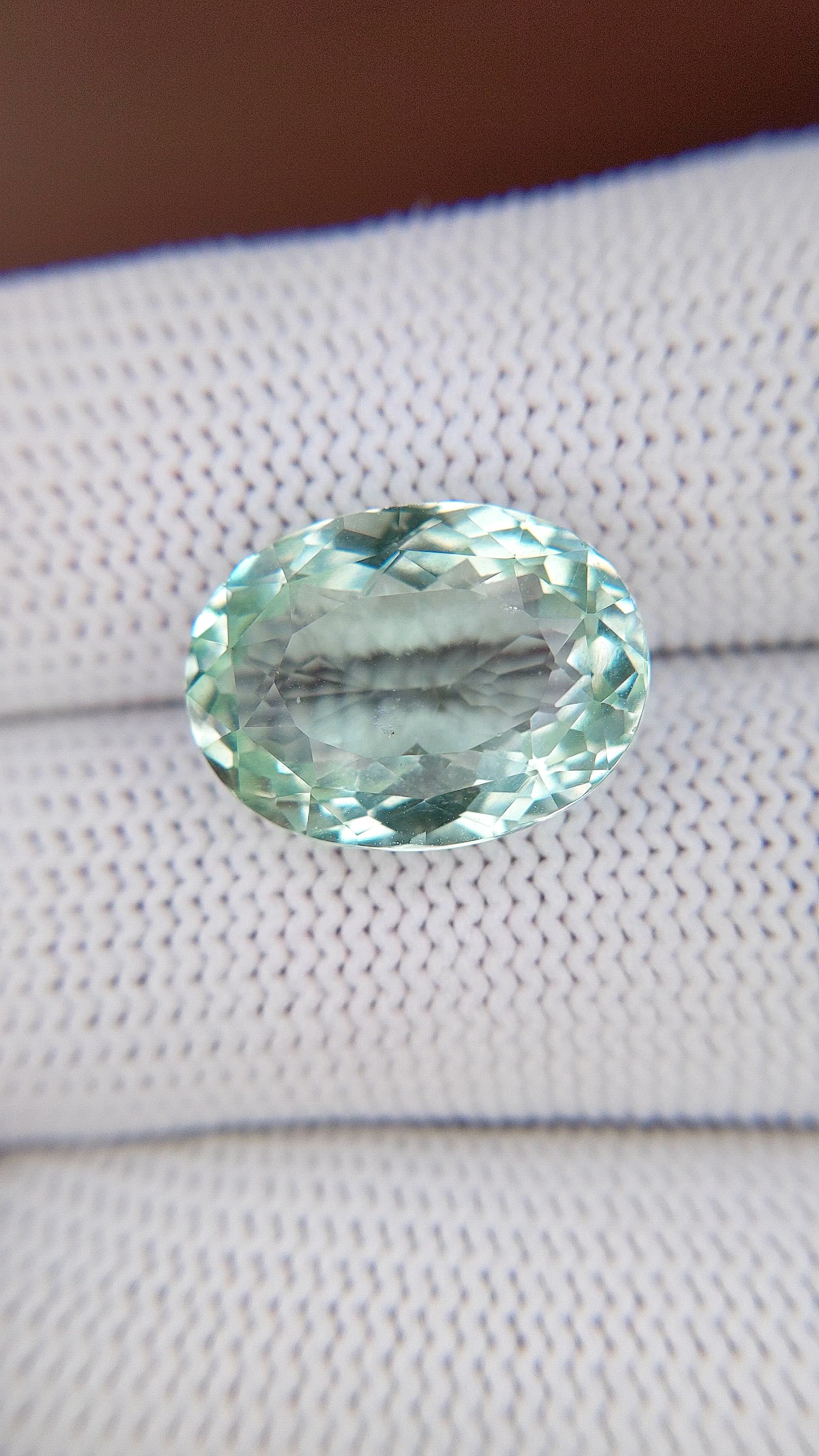 9.83 Ct. Green Beryl from Madagascar Size Video