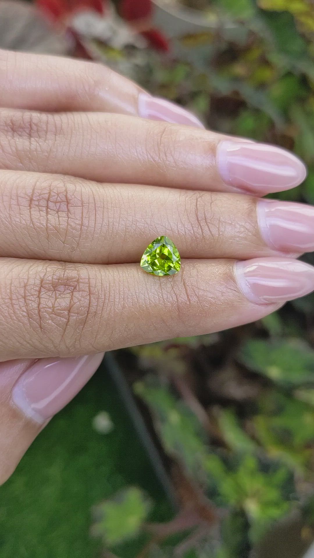 1.43 Ct. Yellowish Green Peridot from Pakistan Size Video