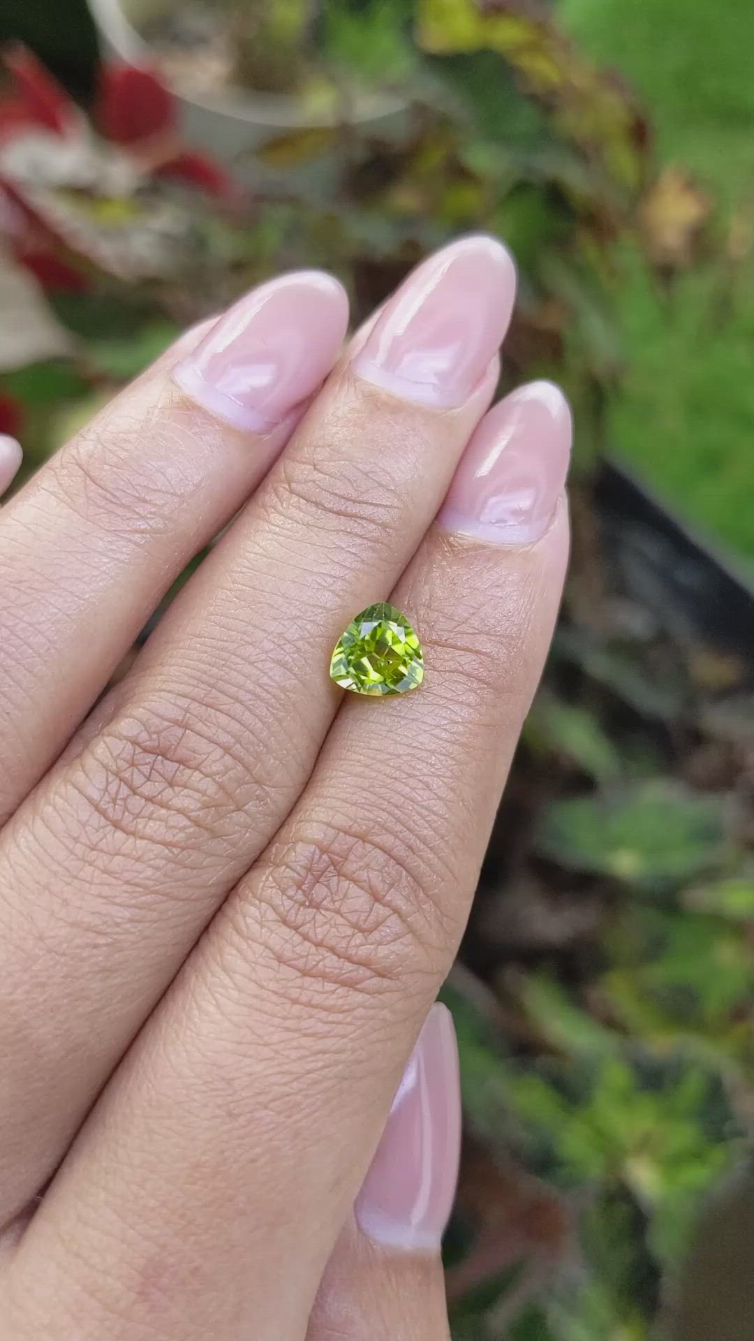 1.43 Ct. Yellowish Green Peridot from Pakistan Size Video