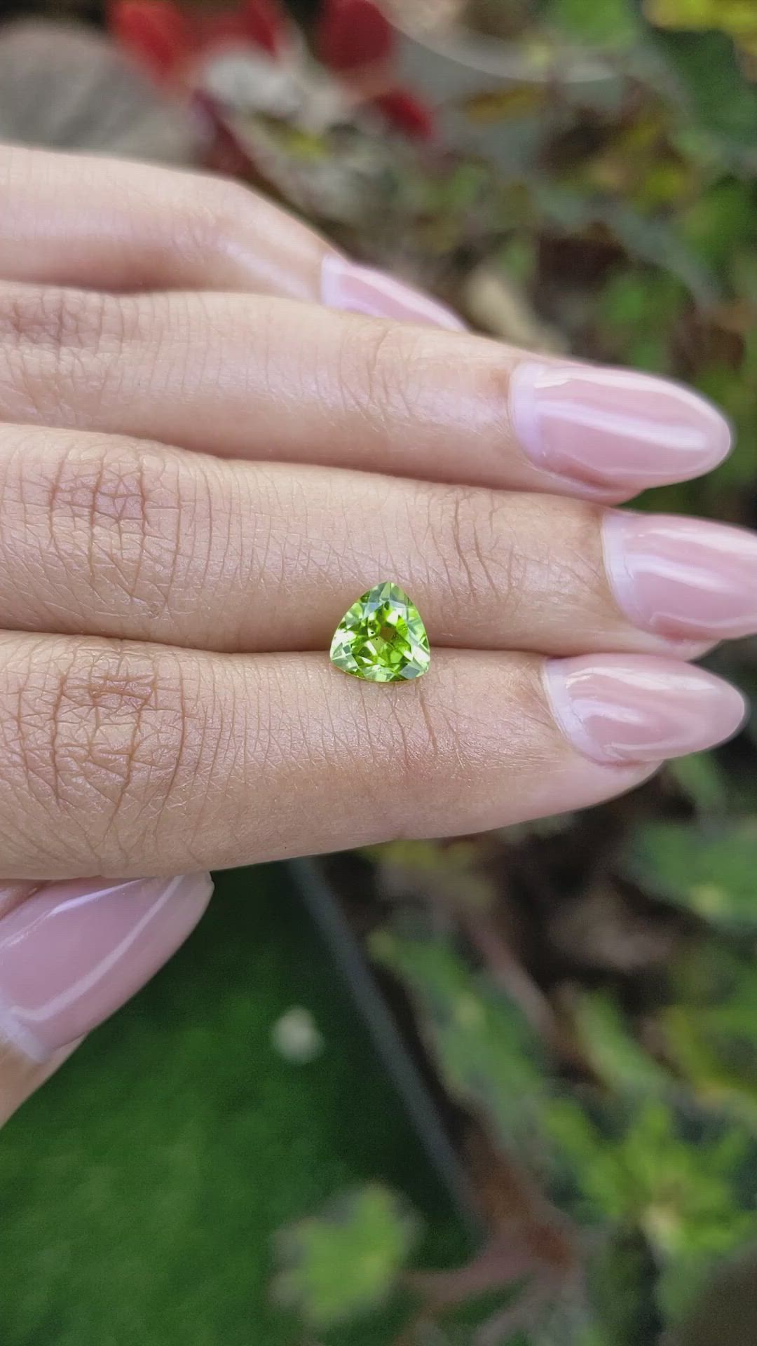 1.40 Ct. Yellowish Green Peridot from Pakistan Size Video