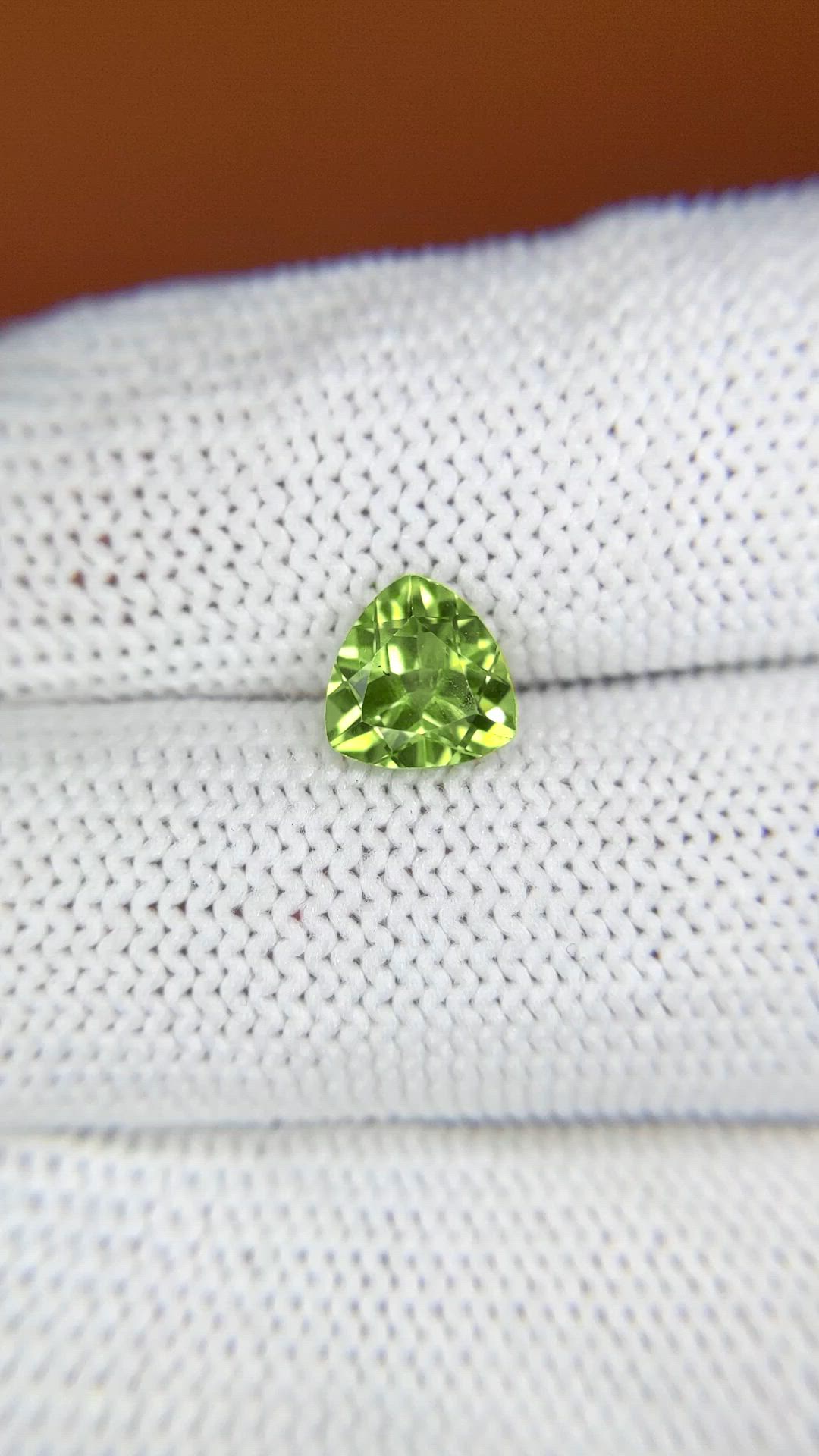 1.29 Ct. Yellowish Green Peridot from Pakistan Size Video