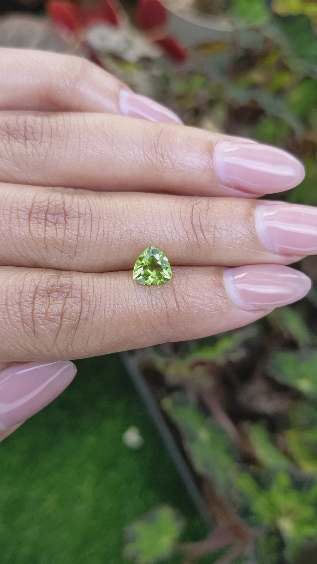 1.29 Ct. Yellowish Green Peridot from Pakistan Size Video