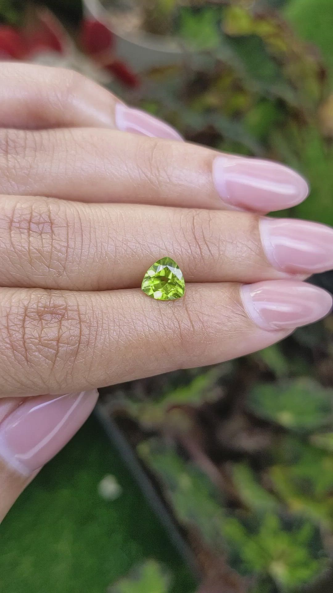 1.16 Ct. Yellowish Green Peridot from Pakistan Size Video