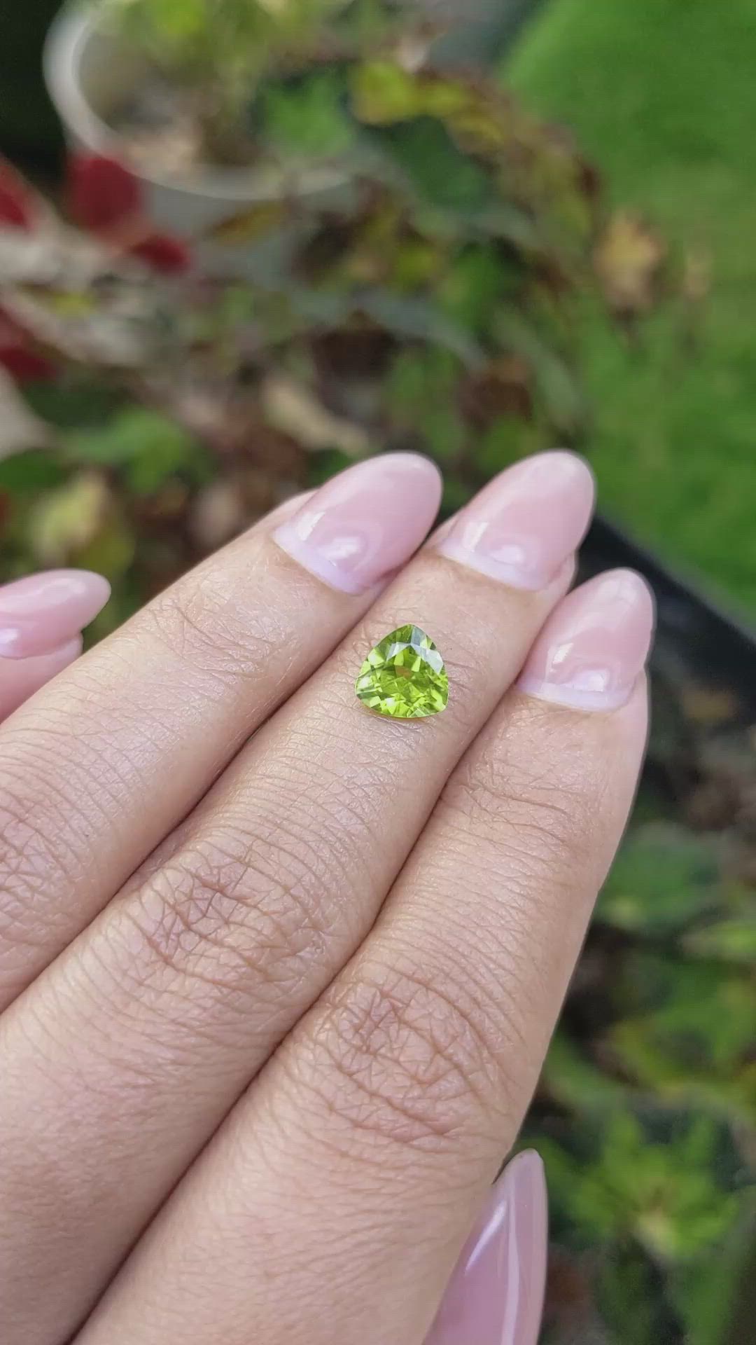 1.16 Ct. Yellowish Green Peridot from Pakistan Size Video
