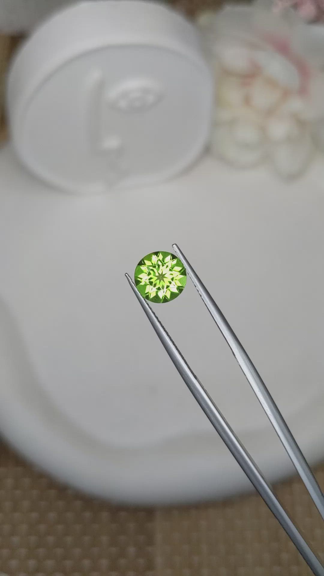 2.20 Ct. Yellowish Green Peridot from Pakistan Size Video