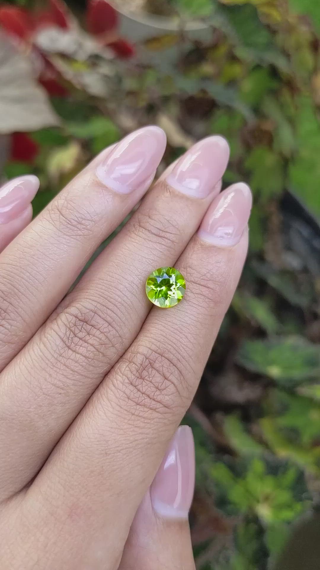 2.44 Ct. Yellowish Green Peridot from Pakistan Size Video
