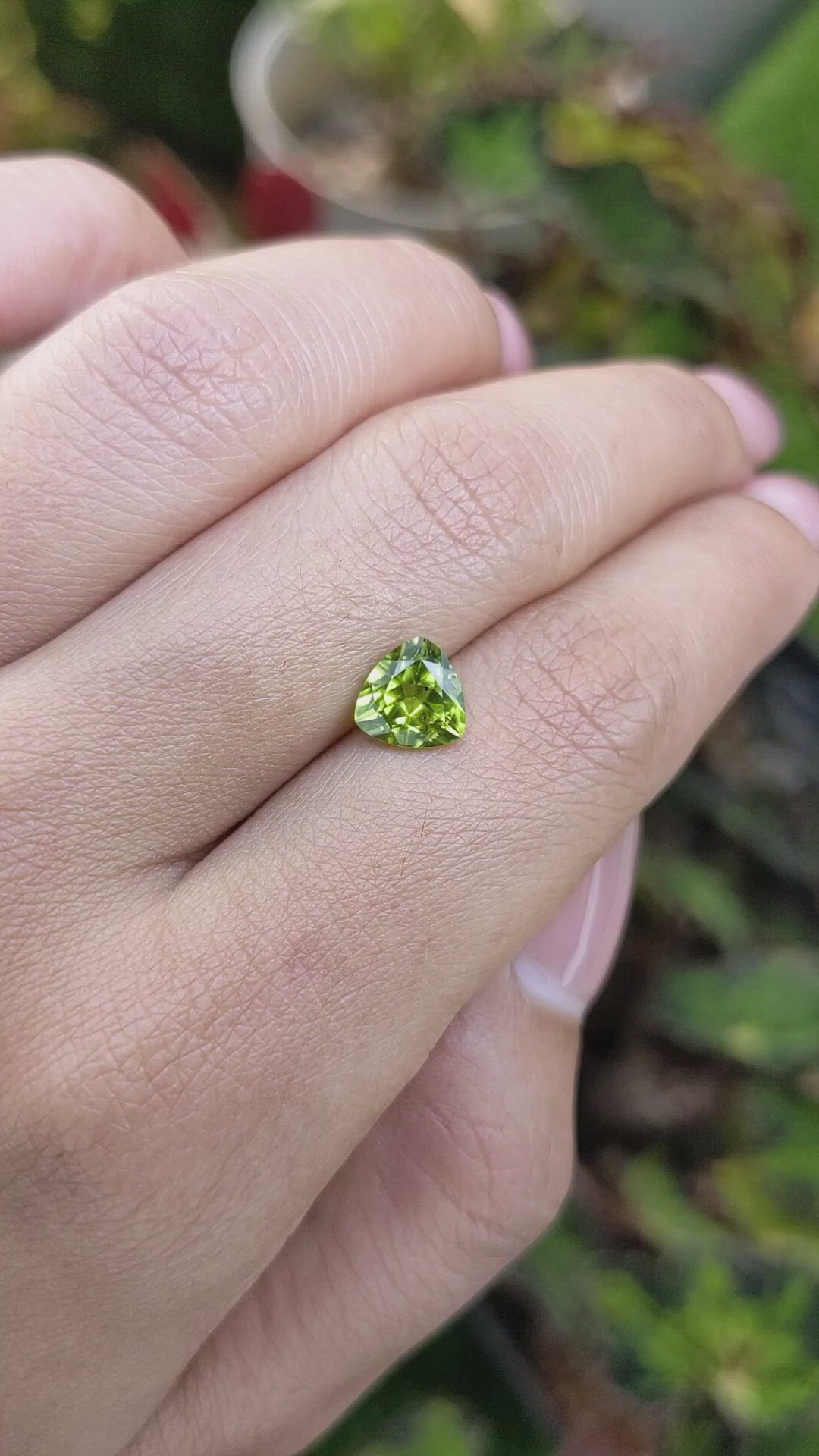 1.46 Ct. Yellowish Green Peridot from Pakistan Size Video