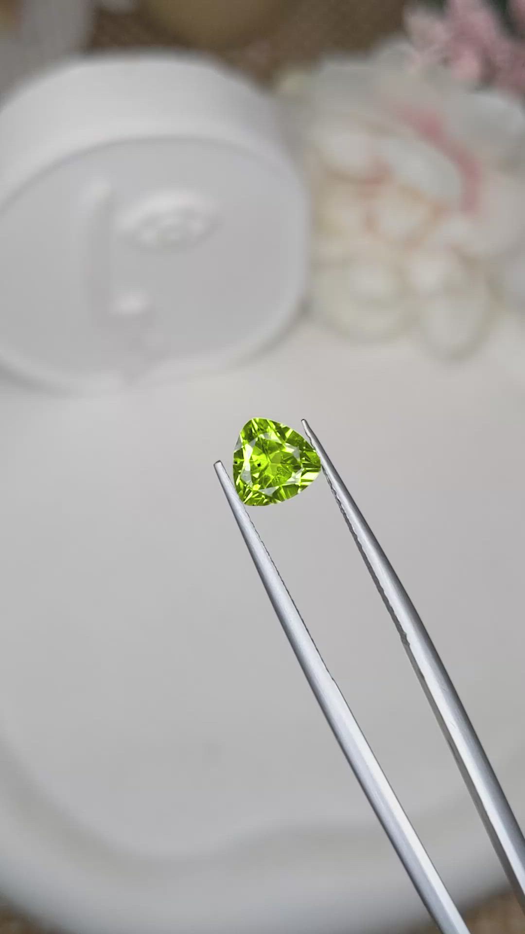 1.46 Ct. Yellowish Green Peridot from Pakistan Size Video